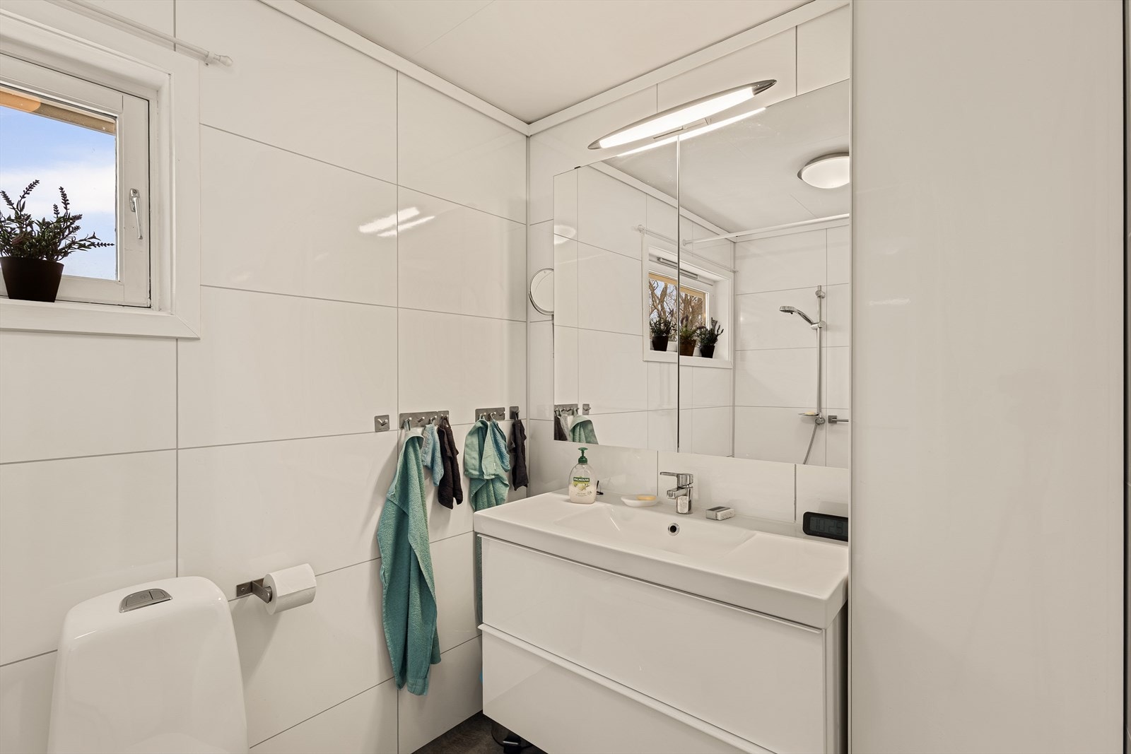 Rommet har elektriske varmekabler for økt komfort. Galleribilde