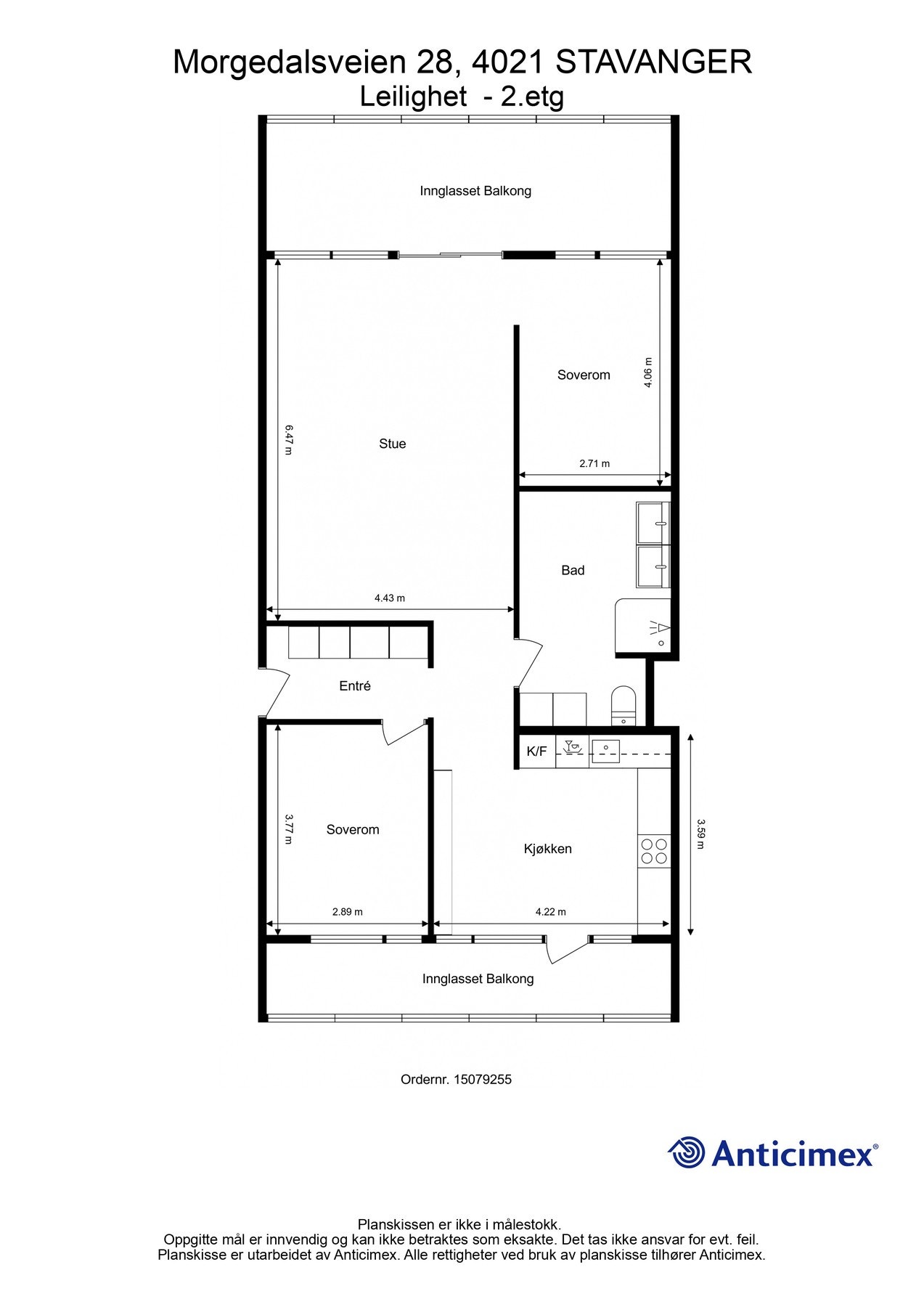 Planløsning. Galleribilde