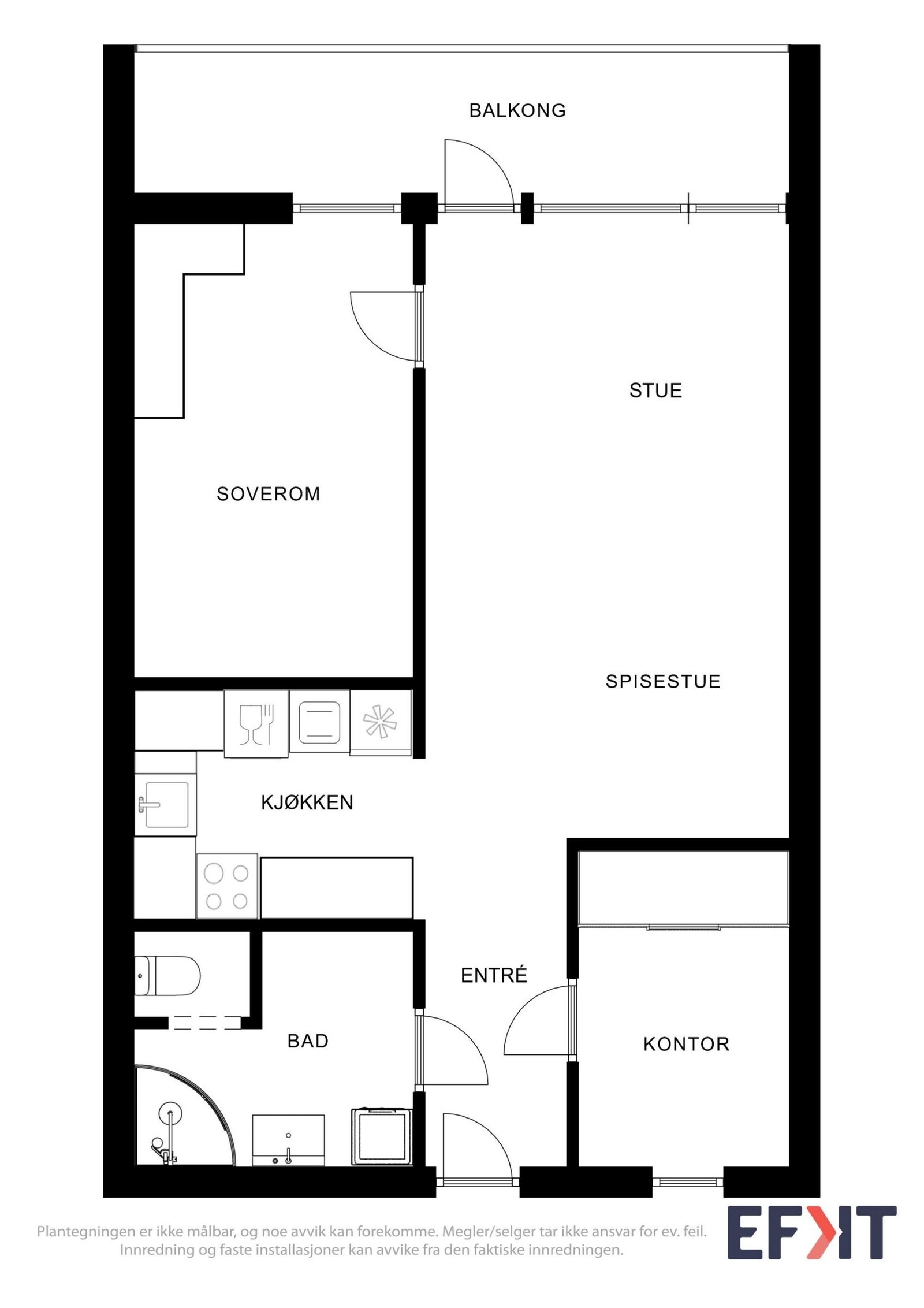 Plantegning. Galleribilde
