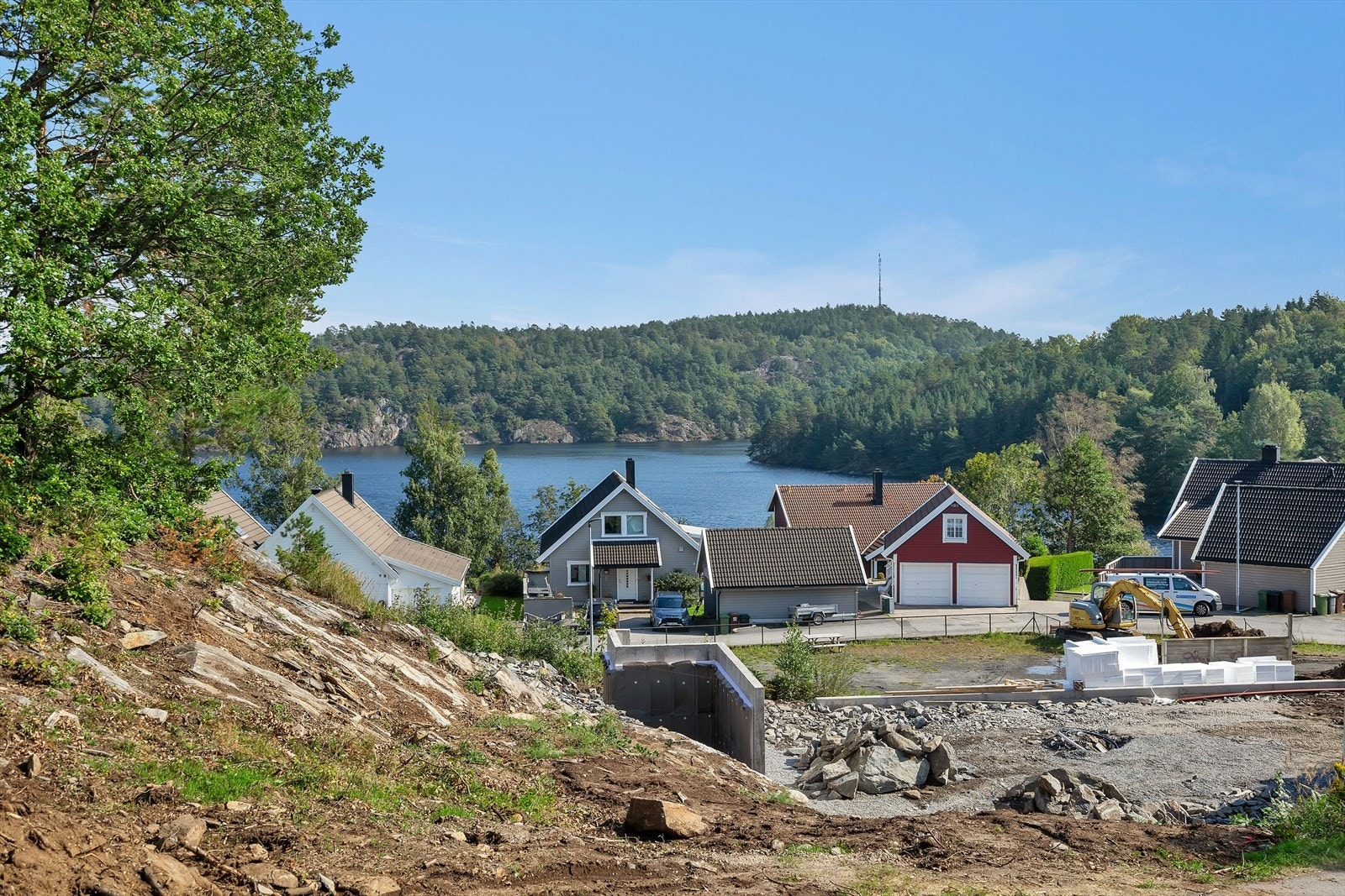 Gode solforhold kombinert med utsikt fra tomten. Galleribilde
