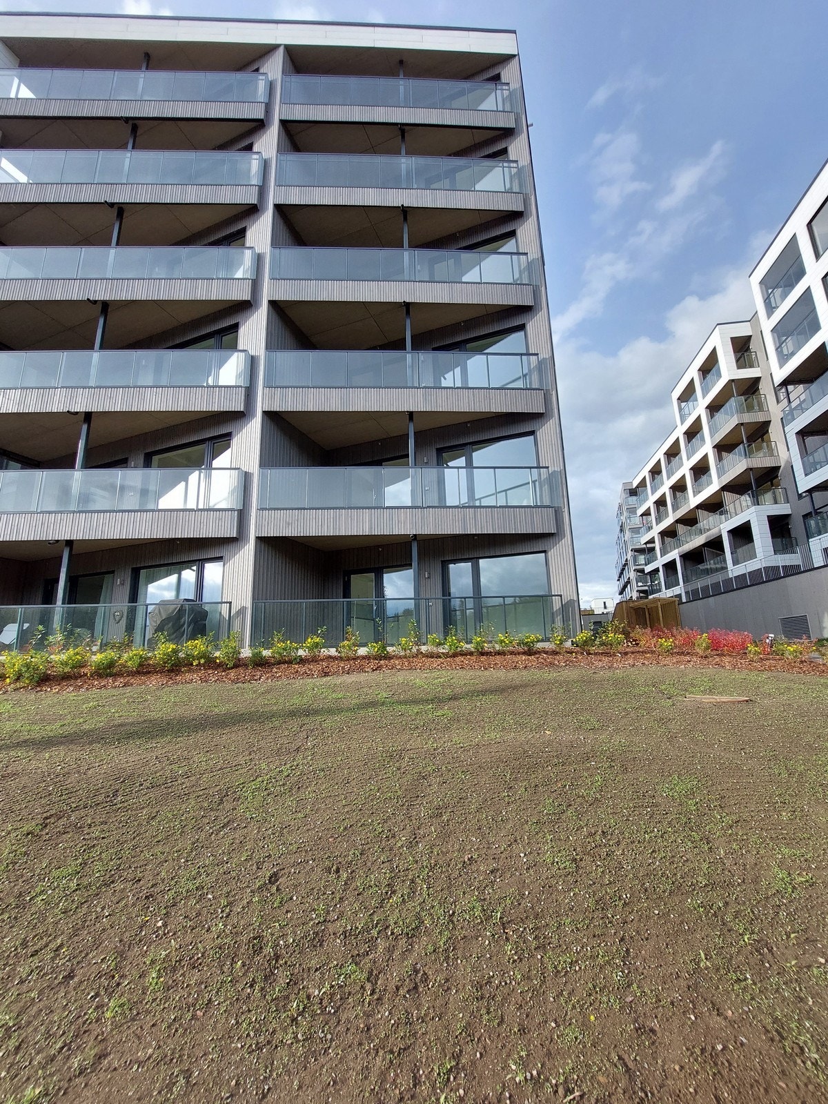 Fasade mot balkong Galleribilde