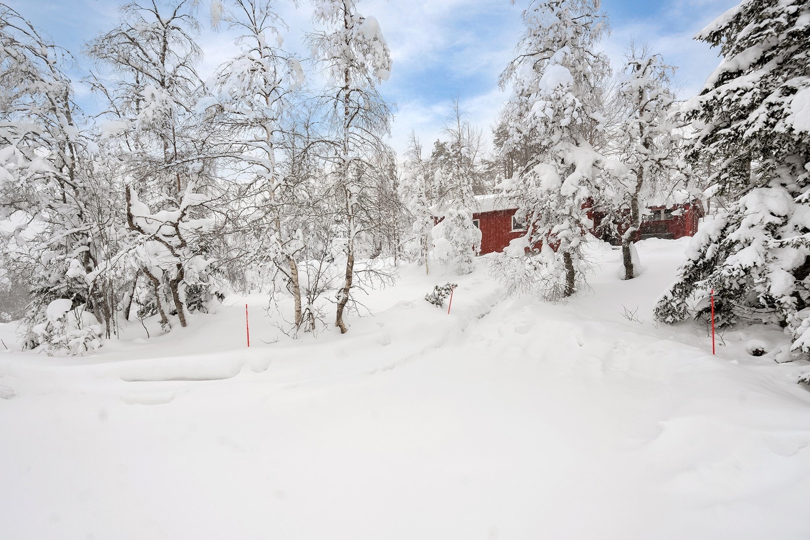 Parkering like nedenfor hytta Galleribilde
