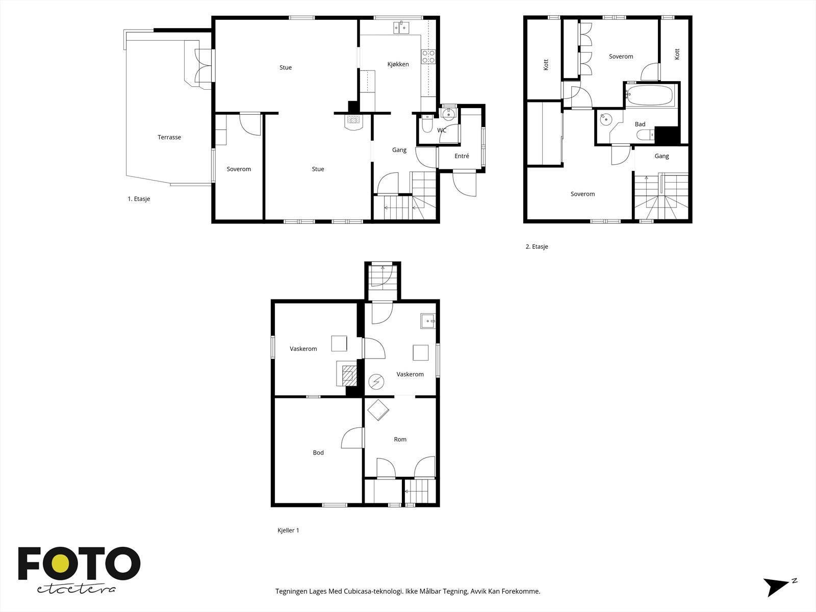 Veiledende plantegninger - Ikke målbare Galleribilde