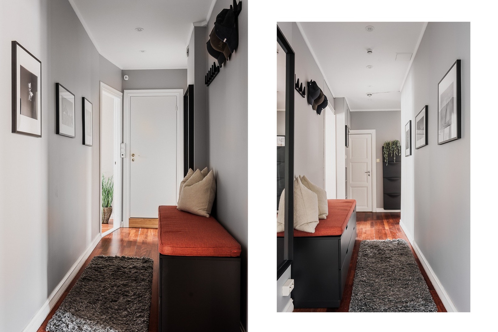 Entréen er innbydende og har nedforet himling med innfelt belysning. Galleribilde