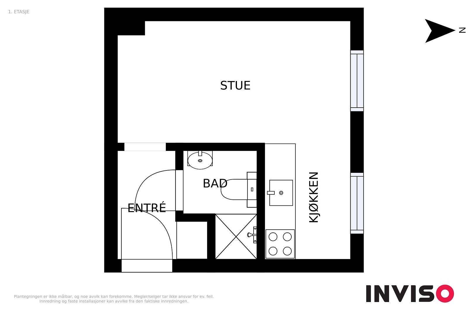 Plantegning Galleribilde