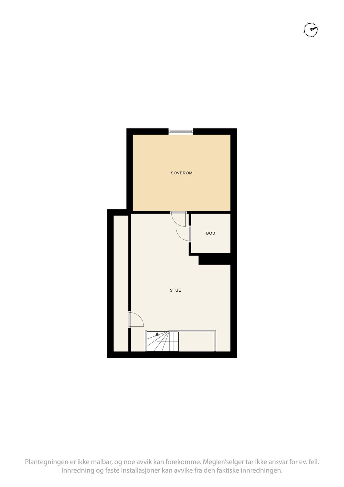 Plantegning - Loftetasjen. Galleribilde