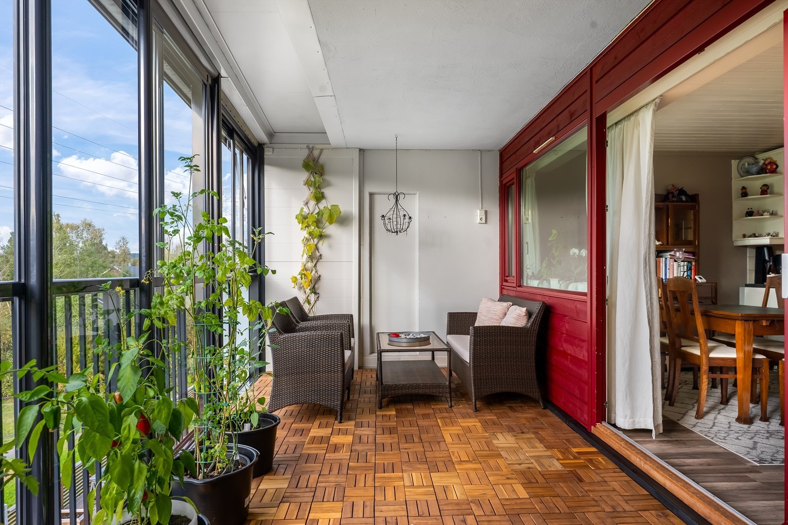 Her sitter man tørt og fin til i all slags vær. Galleribilde