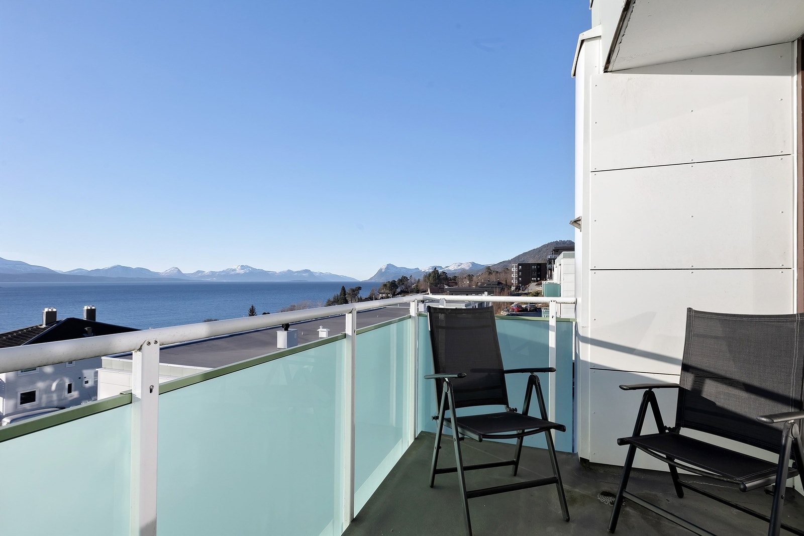 Nydelig utsikt og gode solforhold Galleribilde