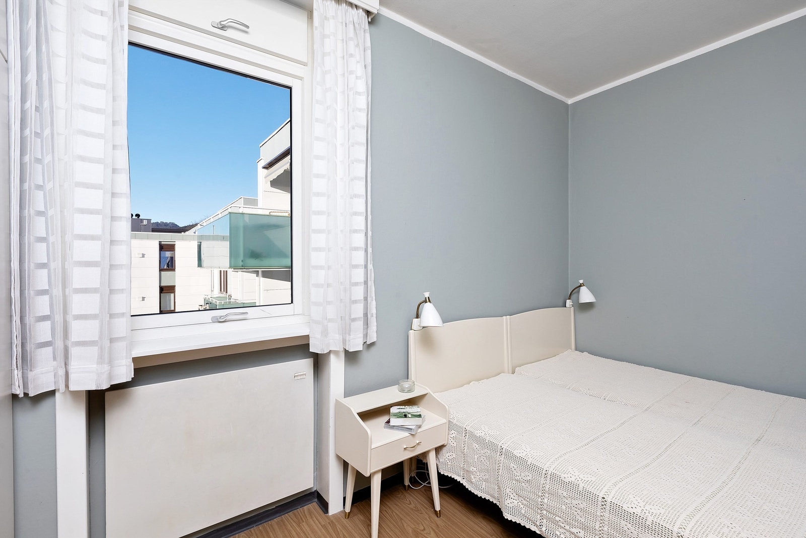 Det er ett soverom i leiligheten Galleribilde