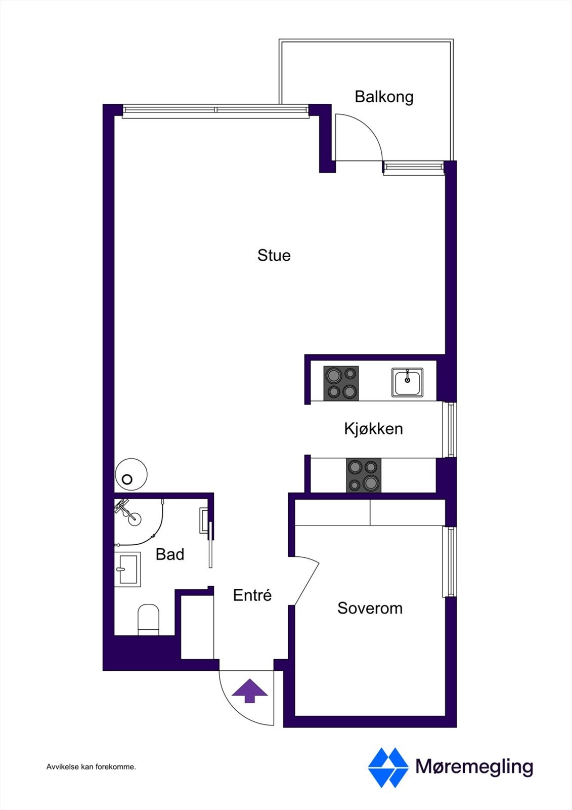 Plantegning 2D Galleribilde