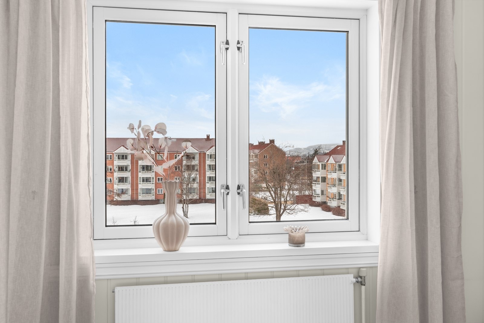 Beliggenheten i øverste etasje gir en usjenert atmosfære og hyggelig utsyn. Galleribilde