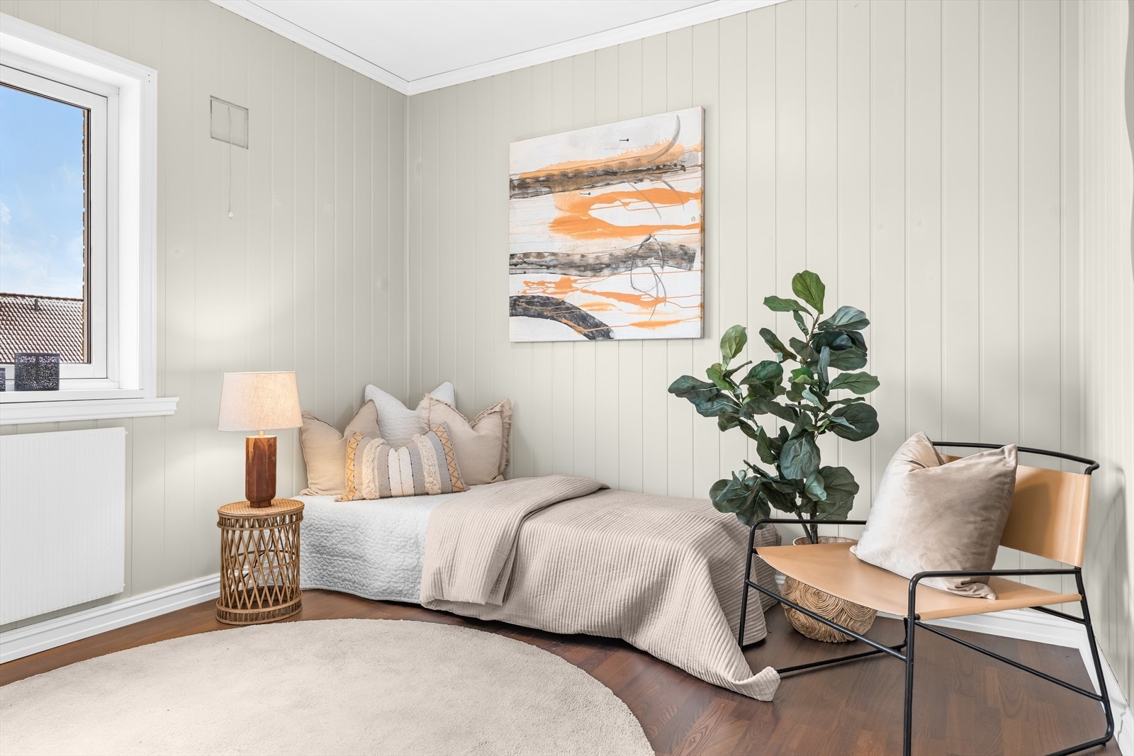 Bruk gjerne det ekstra soverommet som barnerom, gjesterom eller hjemmekontor. Galleribilde