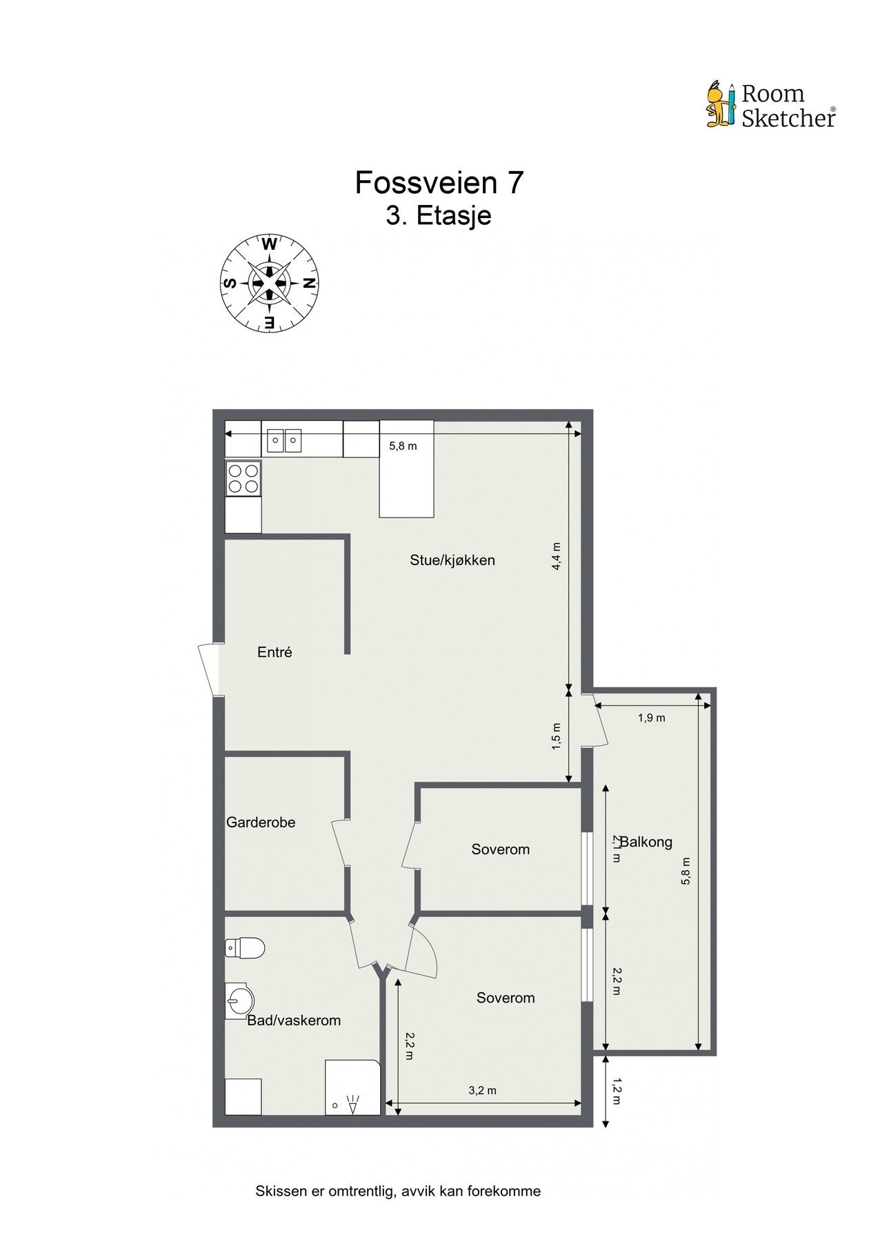 Plantegning Galleribilde