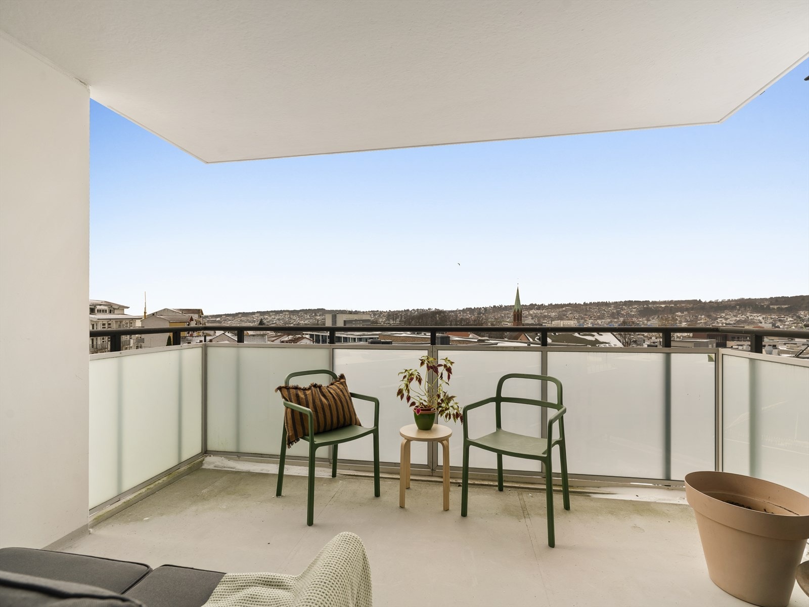 Nydelig utsikt og gode solforhold Galleribilde