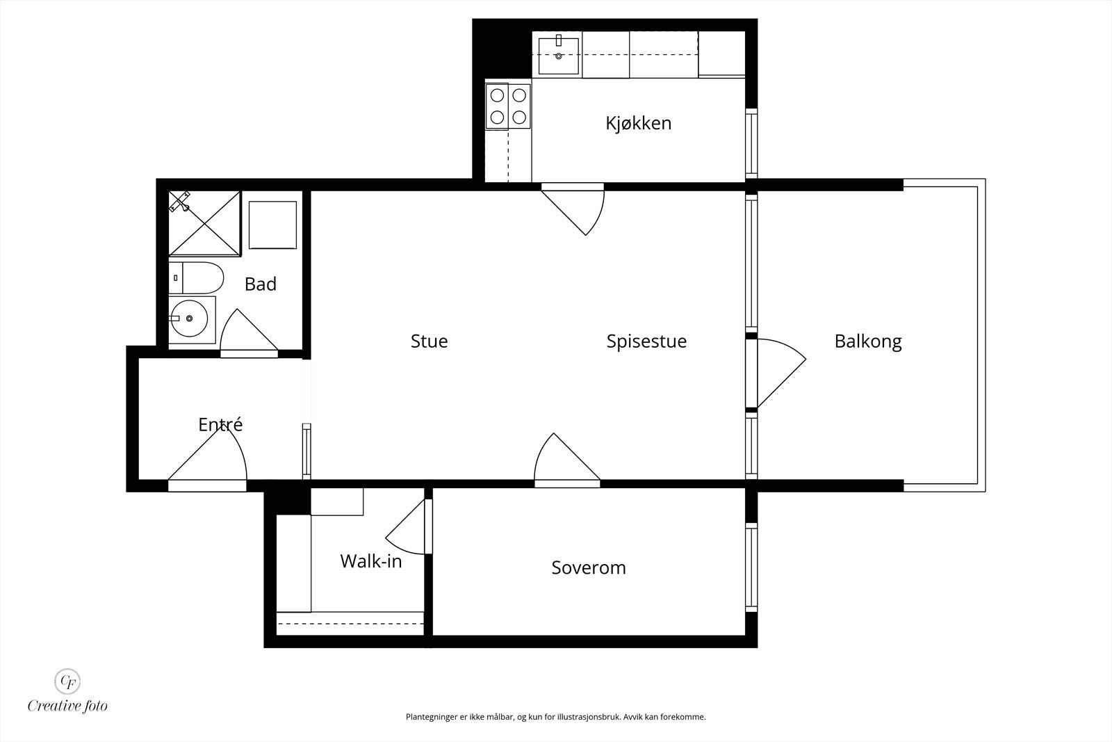 Plantegning Galleribilde