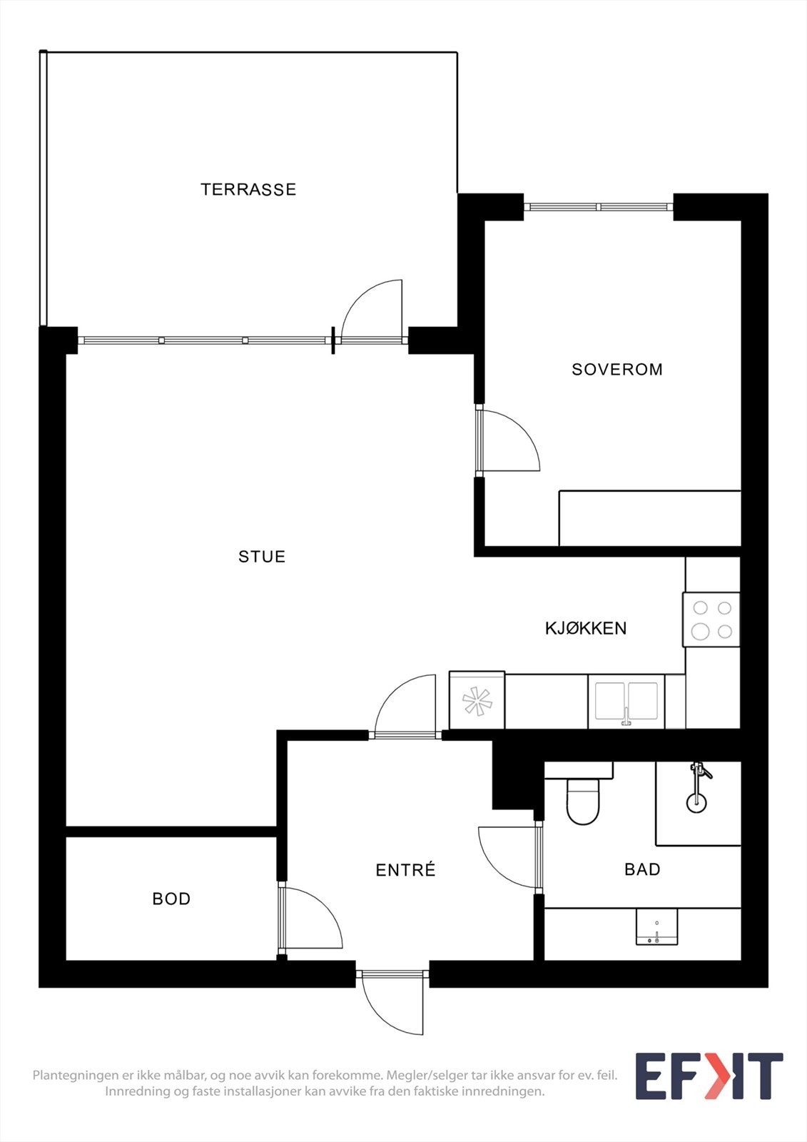 Plantegning Galleribilde