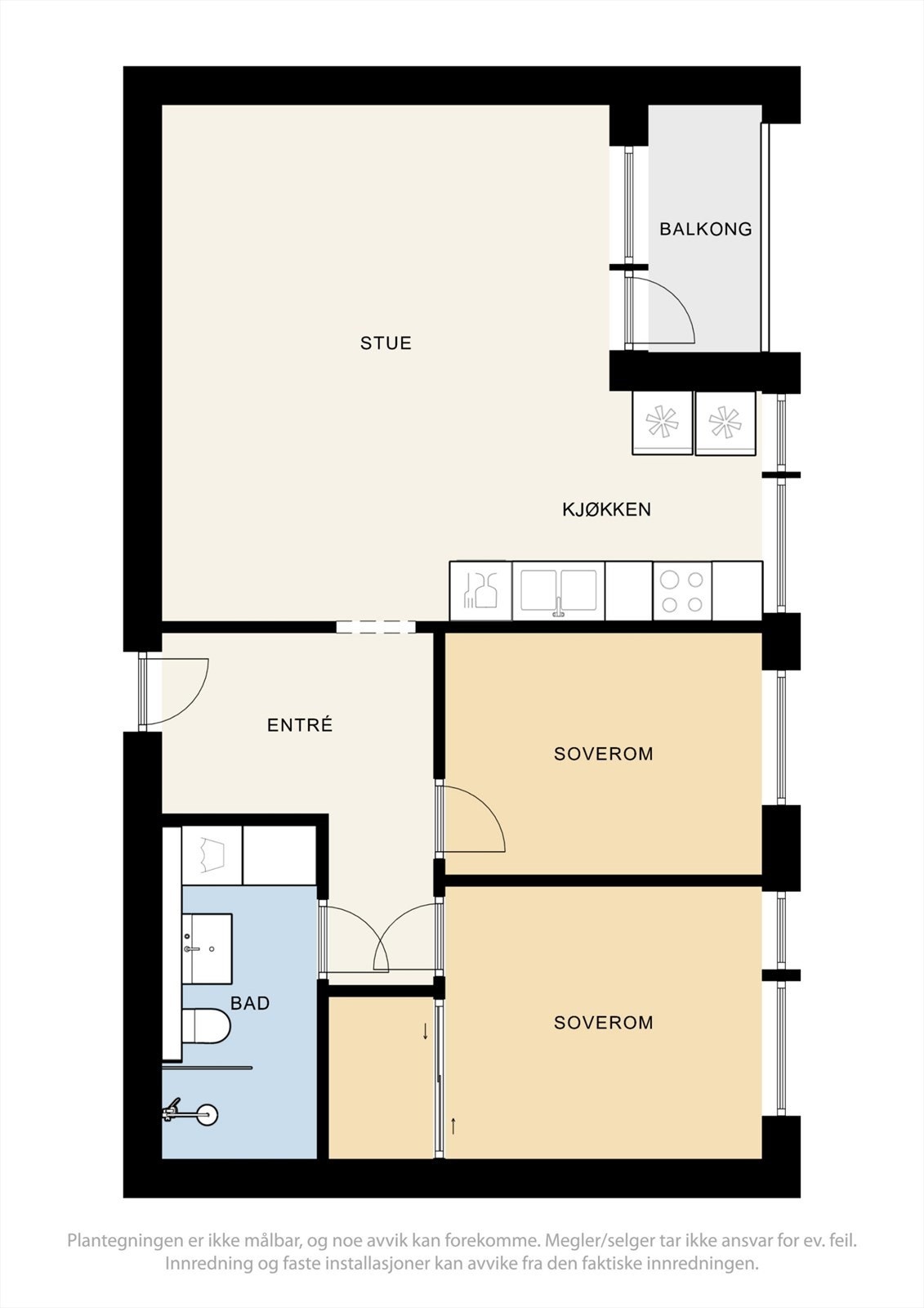 Plantegning av boligen Galleribilde