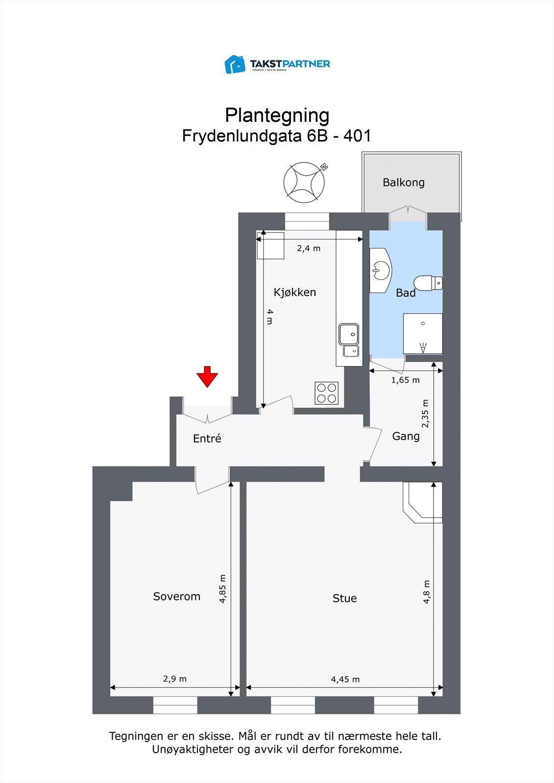 Plantegning. Galleribilde