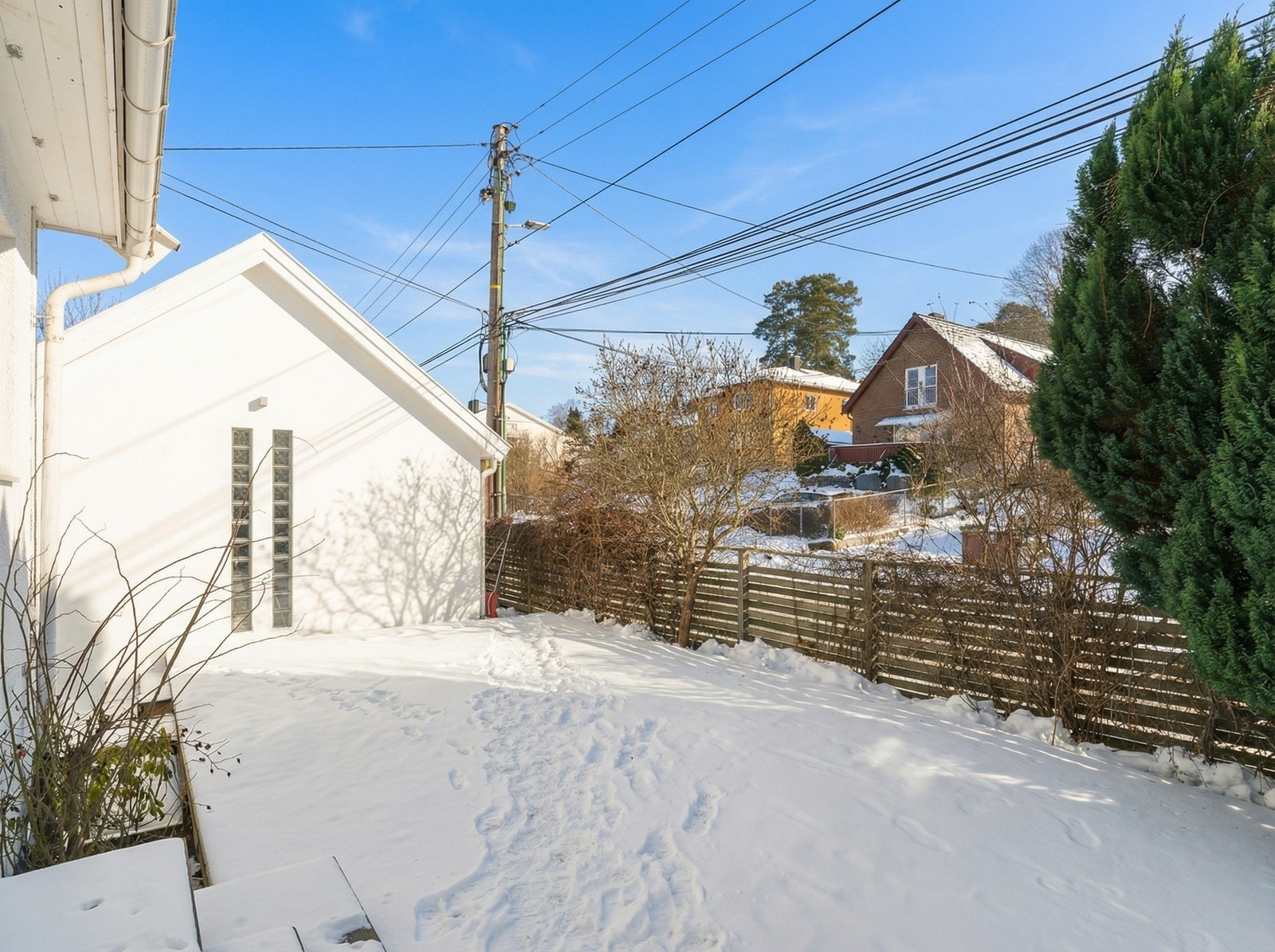 Østsiden av boligen. Galleribilde