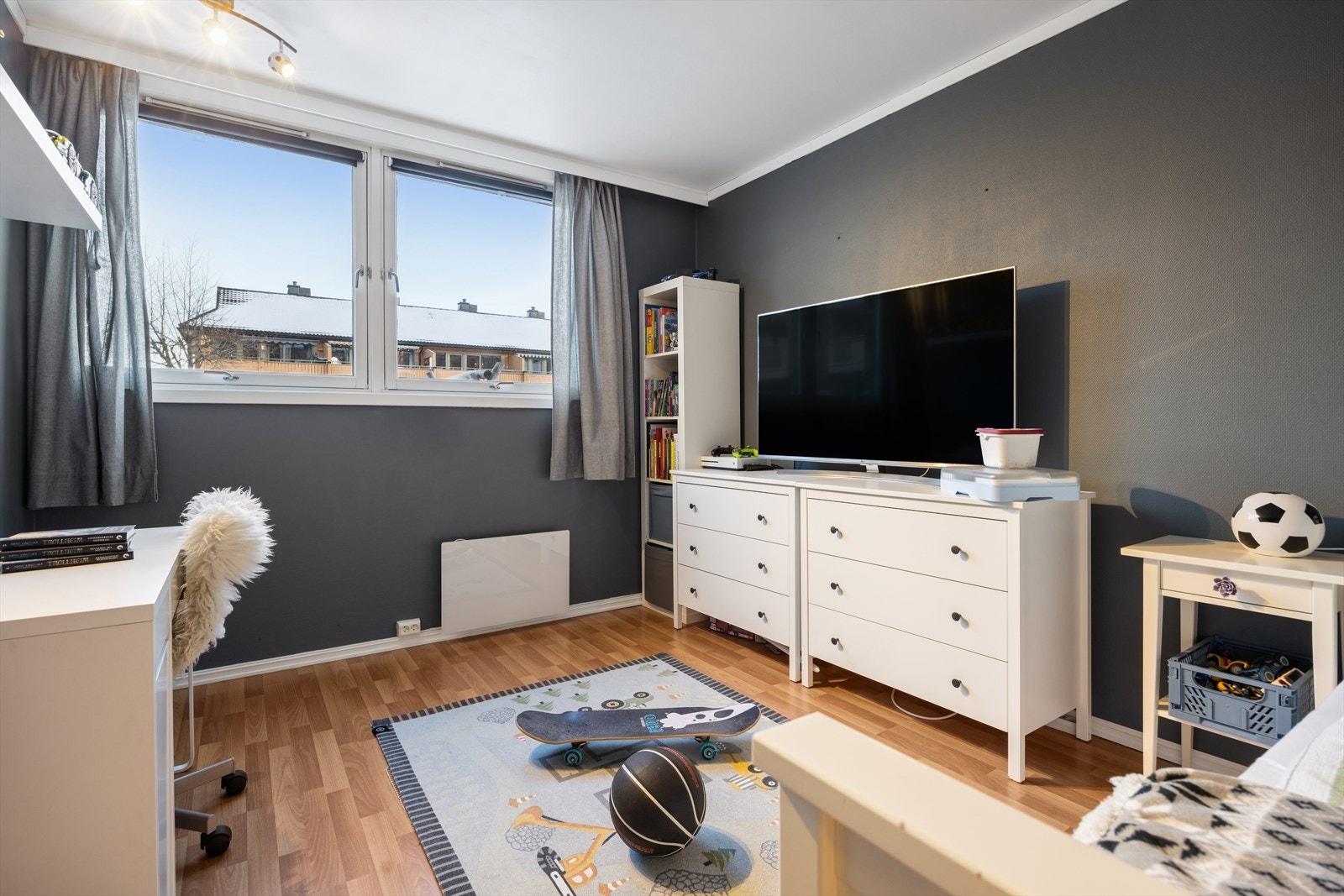 Pent soverom klart for innredning etter eget ønske og behov. Galleribilde