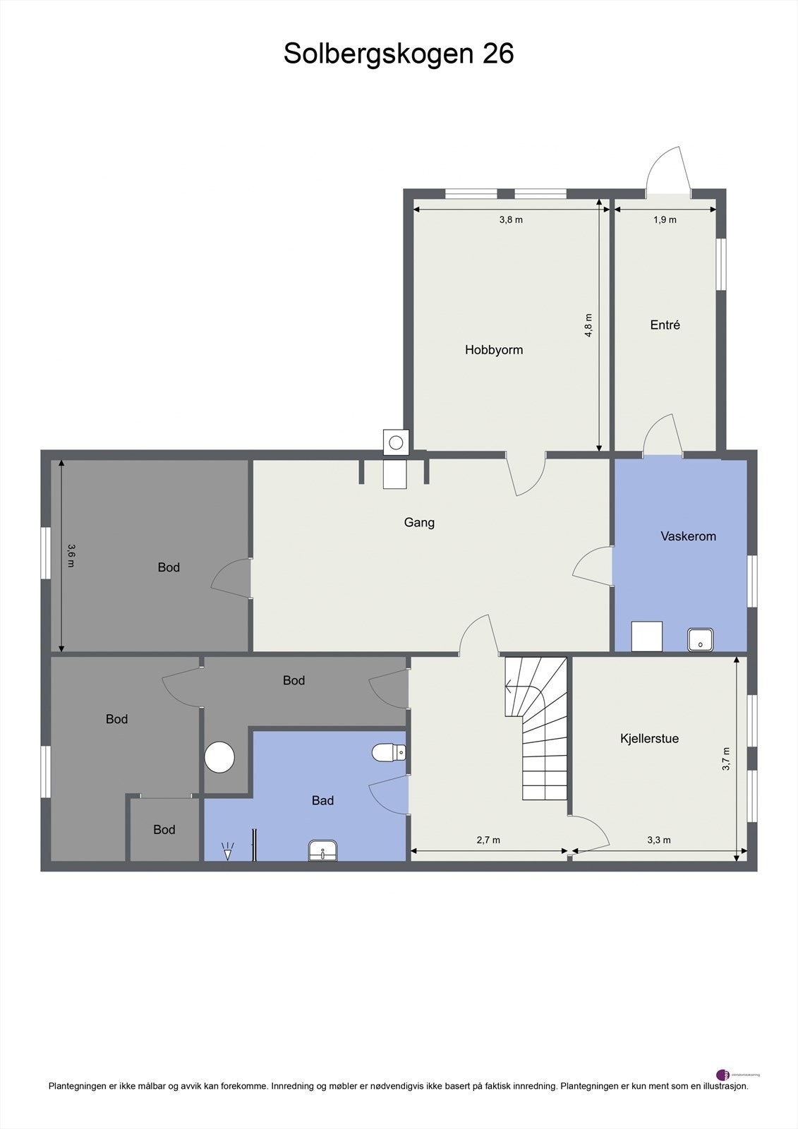 Plantegning - Kjeller Galleribilde