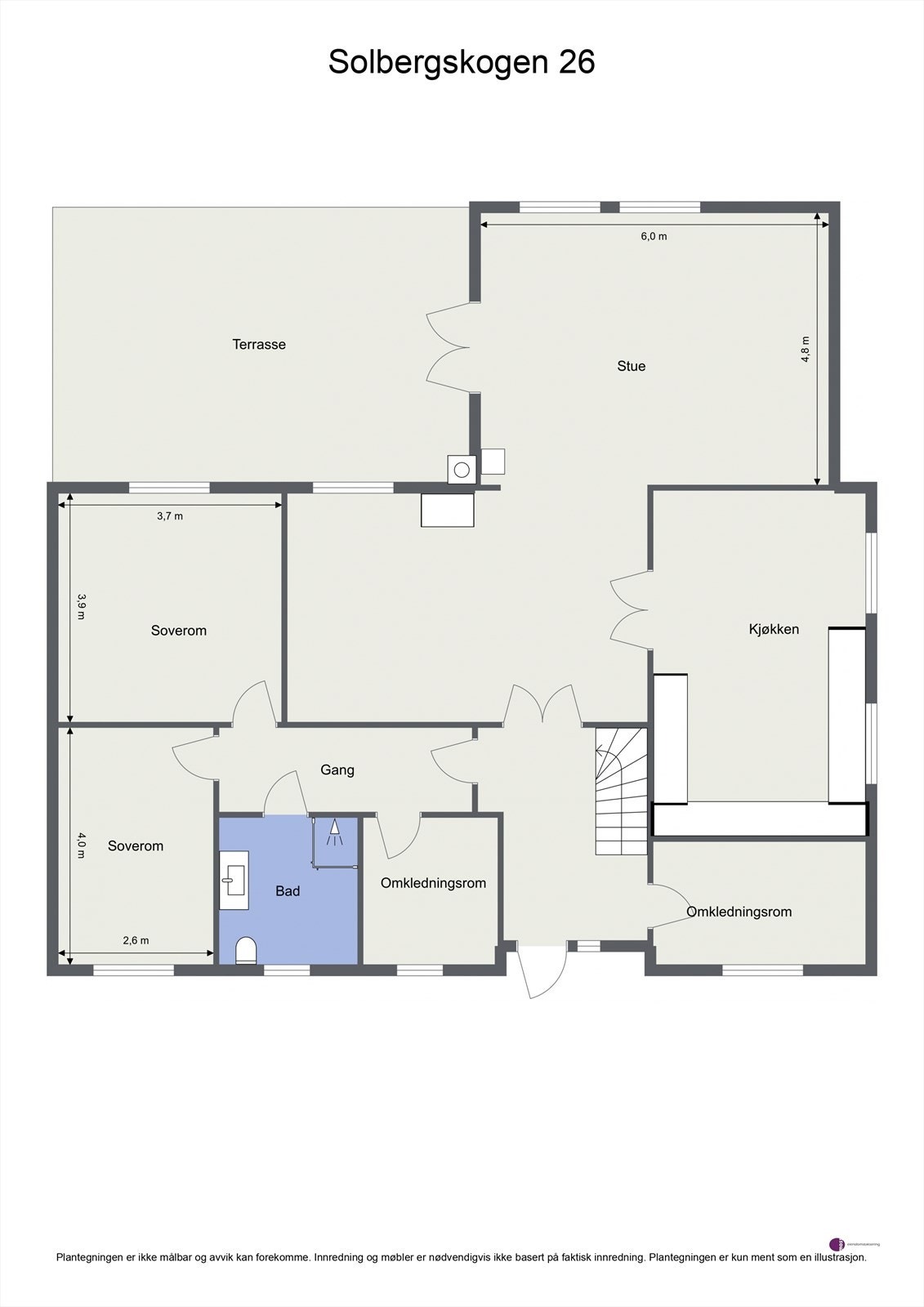 Plantegning - 1. etasje Galleribilde