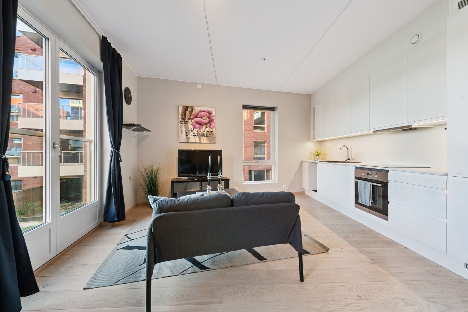 Utsikt mot tv vegg Galleribilde