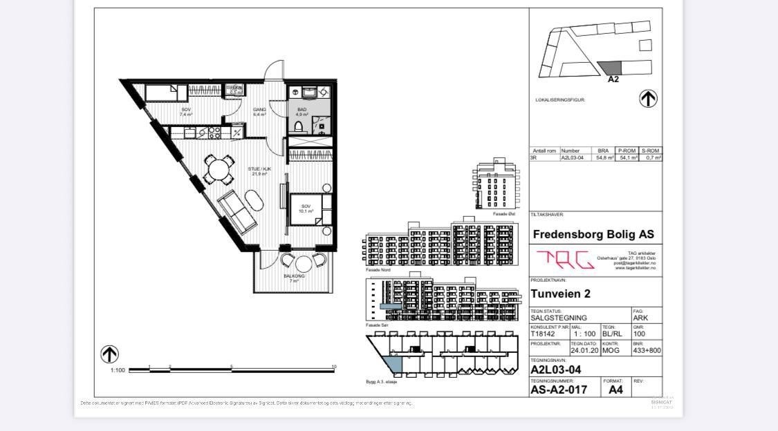 Plantegning Galleribilde