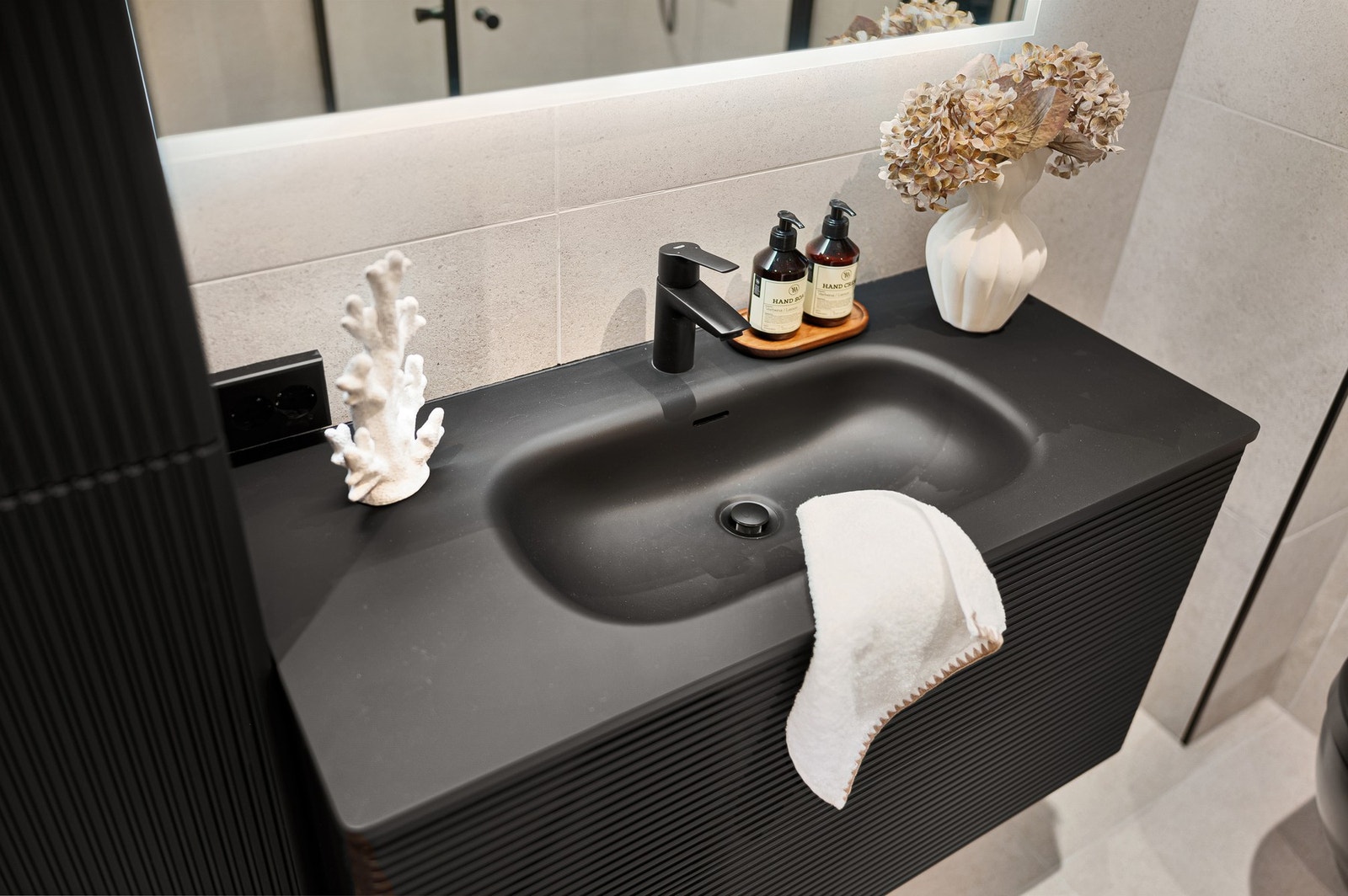 Detaljbilde baderom. Galleribilde