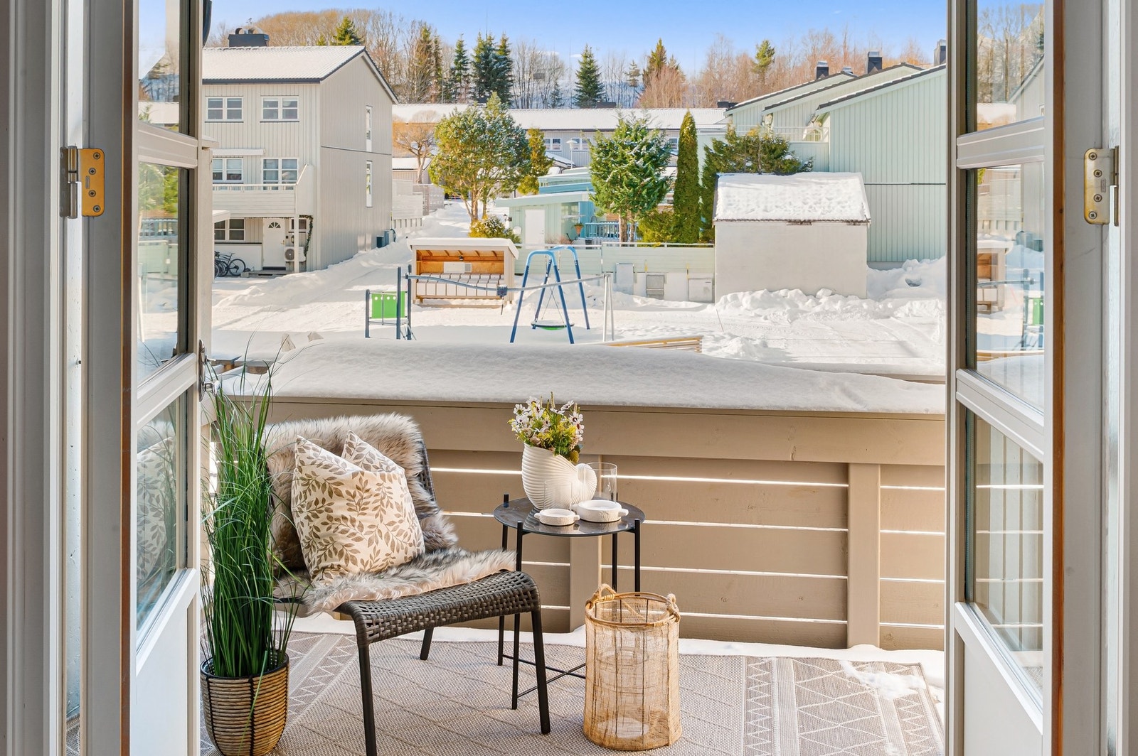 Balkong ved kjøkkenet. Galleribilde