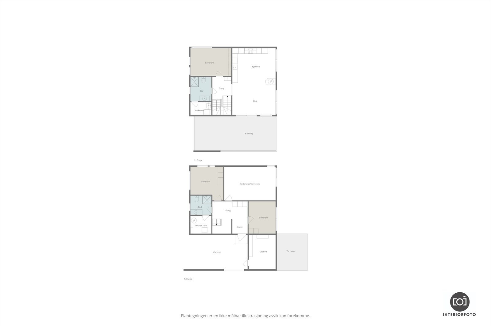 Plantegning Galleribilde