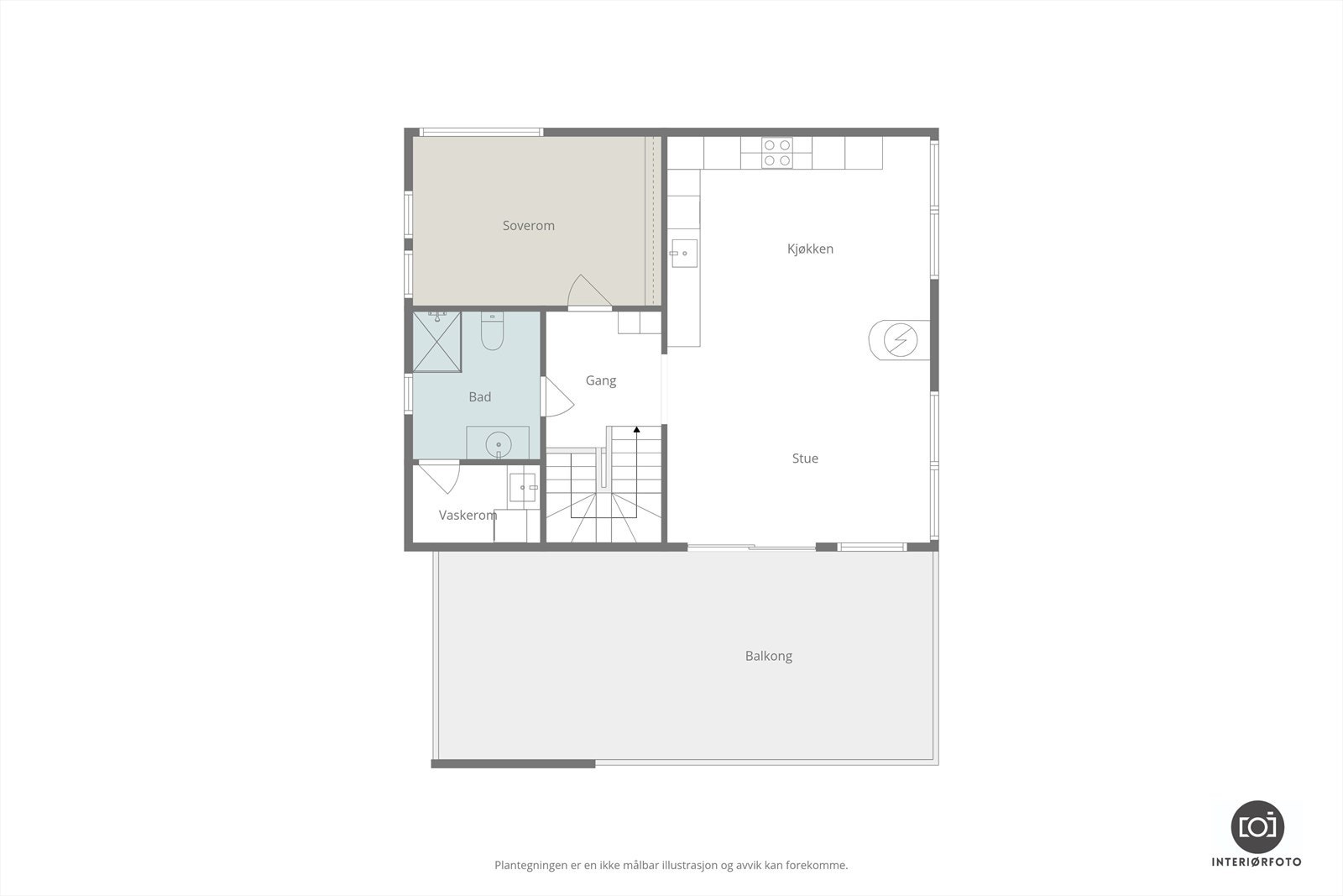 Plantegning Galleribilde