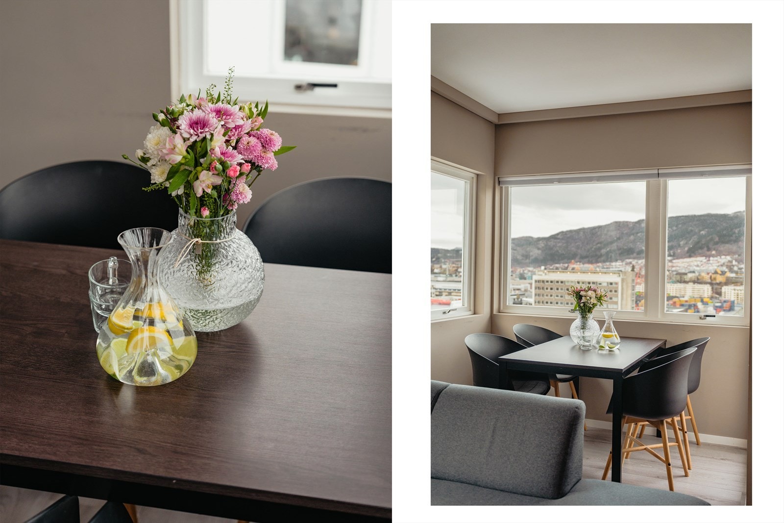 I stuen er det god plass til både sitte- og spisegruppe Galleribilde