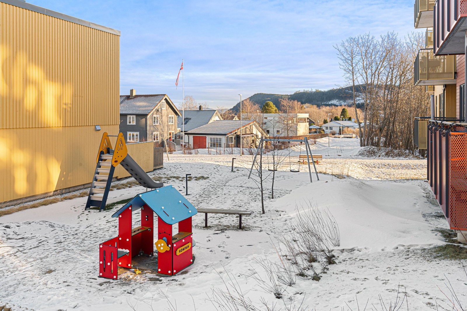 Flotte fellesarealer som fritt kan disponeres av beboerne i sameiet. Galleribilde