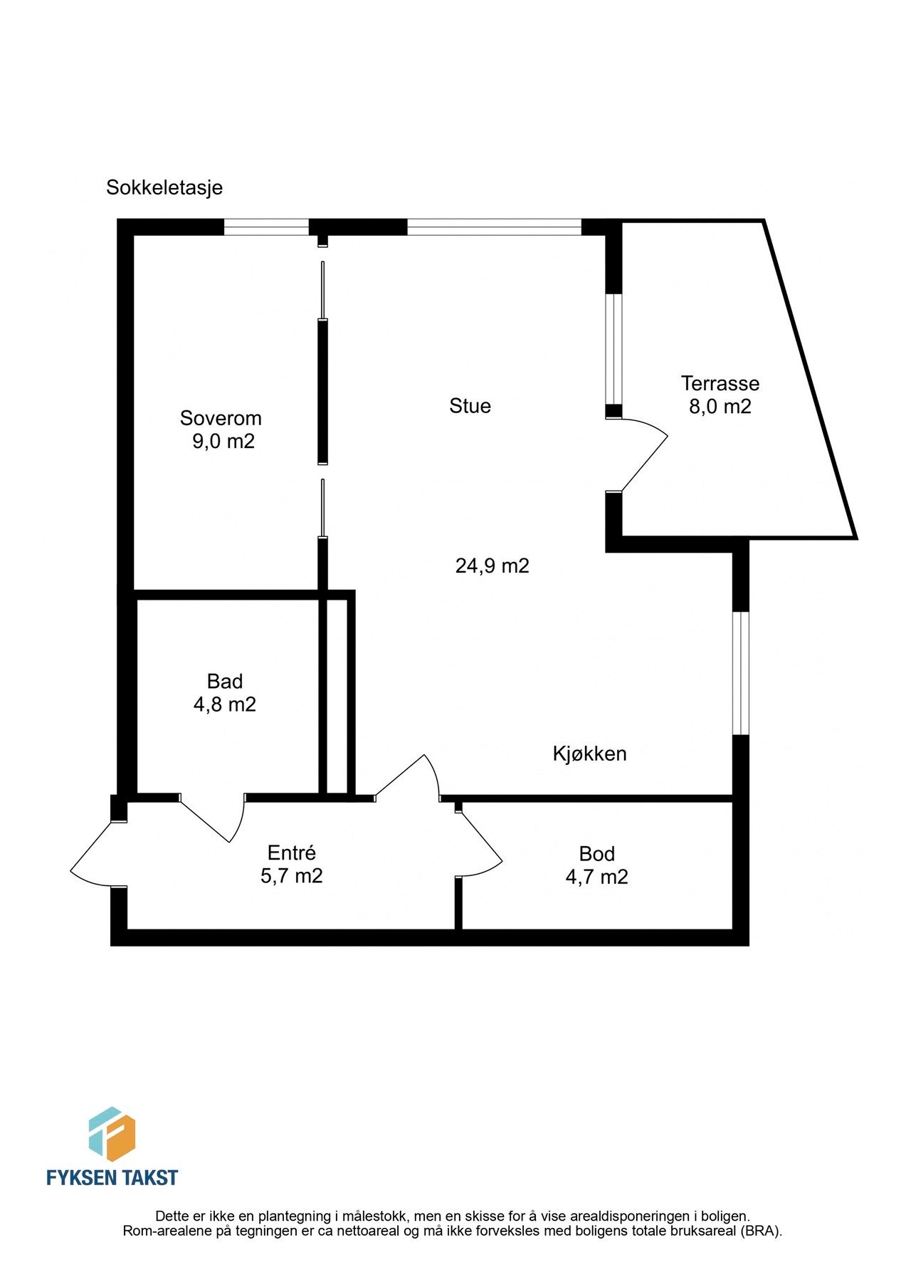 Leiligheten har en særdeles flott planløsning. Galleribilde