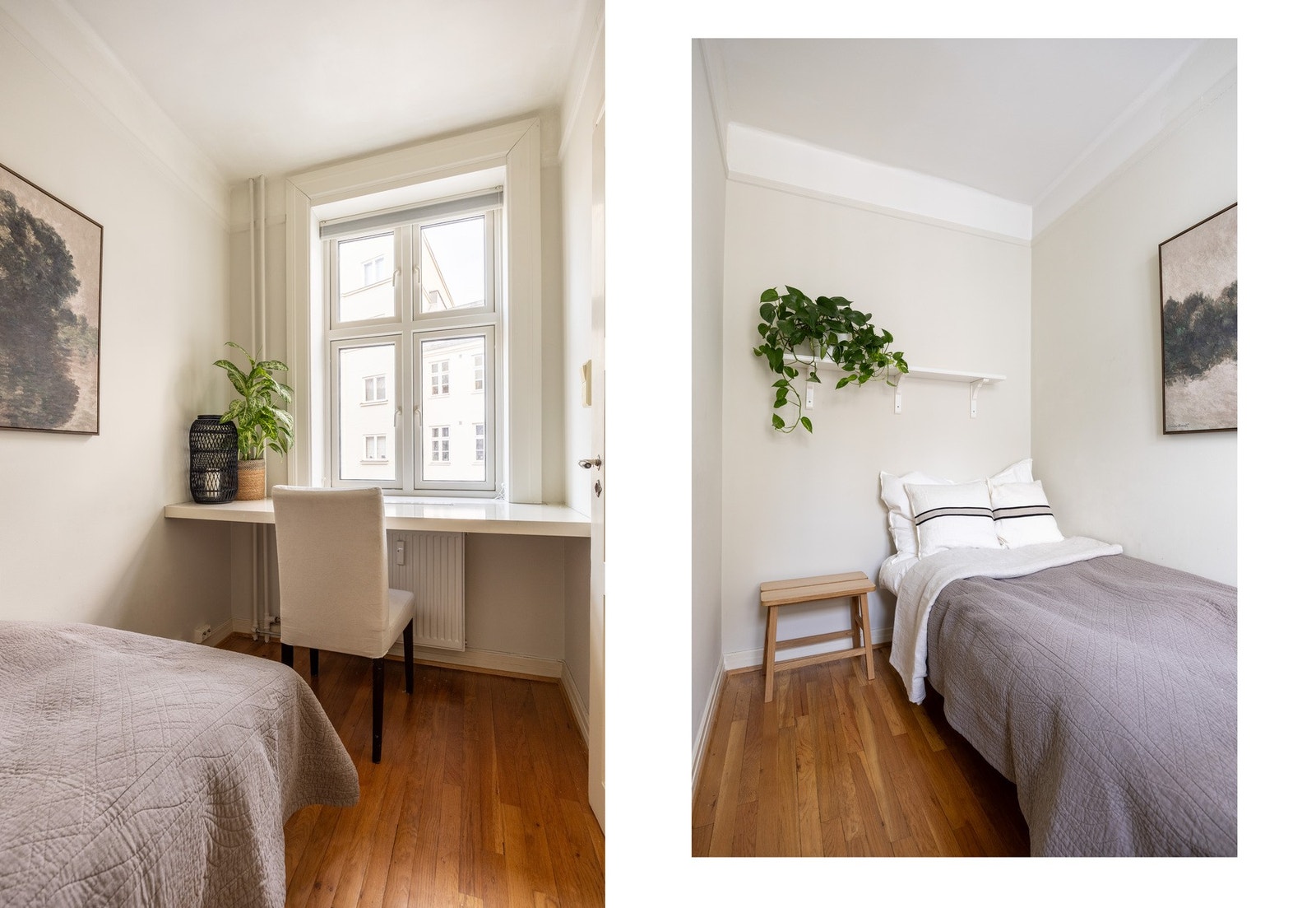 Det andre soverommet egner seg utmerket som barnerom, gjesterom eller kontor. Galleribilde