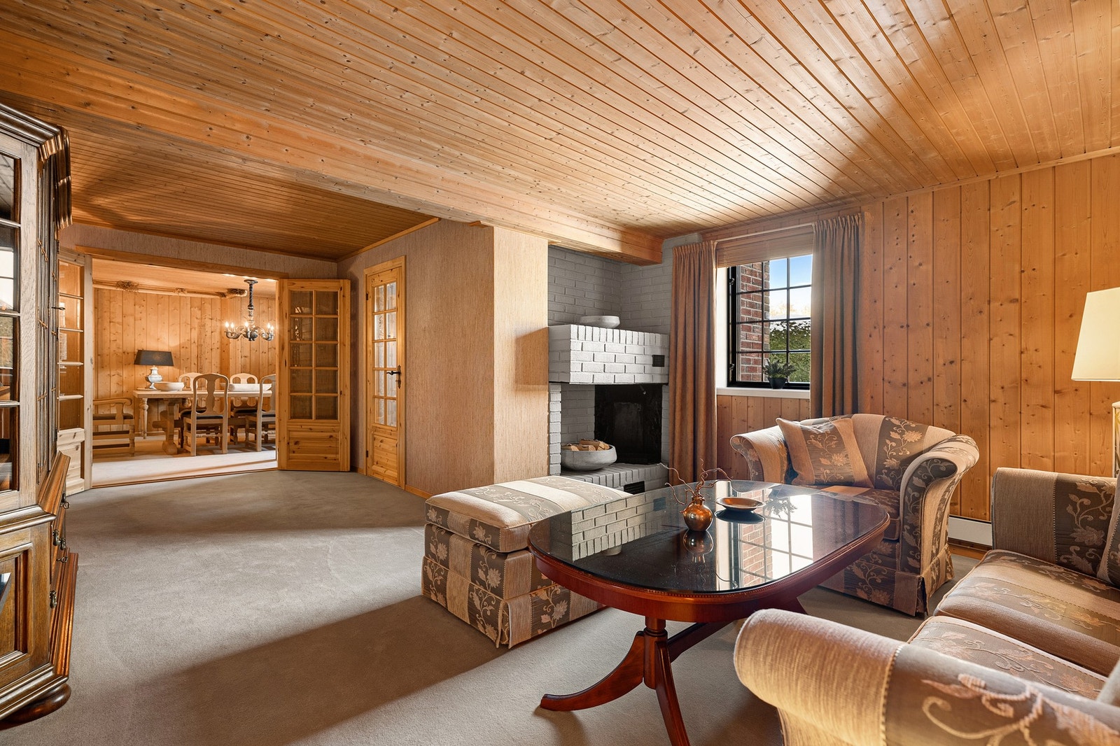 Kjellerstuen er også byggemeldt som disponibelt rom. Galleribilde