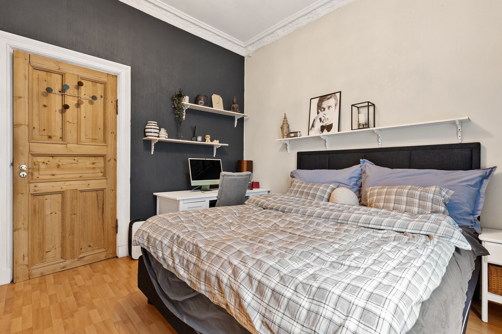 Rommet har også plass til en kontorløsning for de som har hjemmekontor. Galleribilde