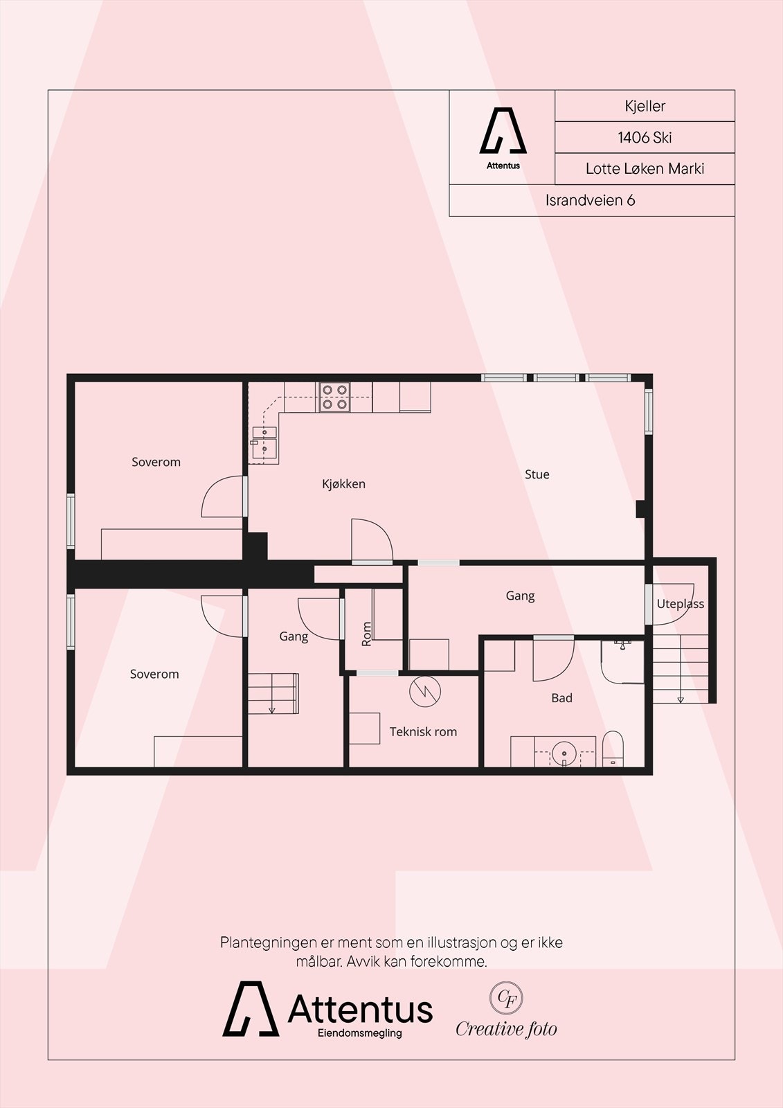 Plantegning Galleribilde