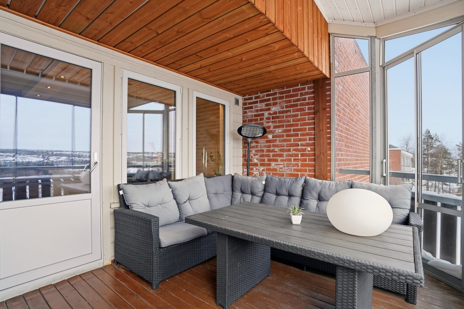 Hyggelig uansett vær og vind. Galleribilde