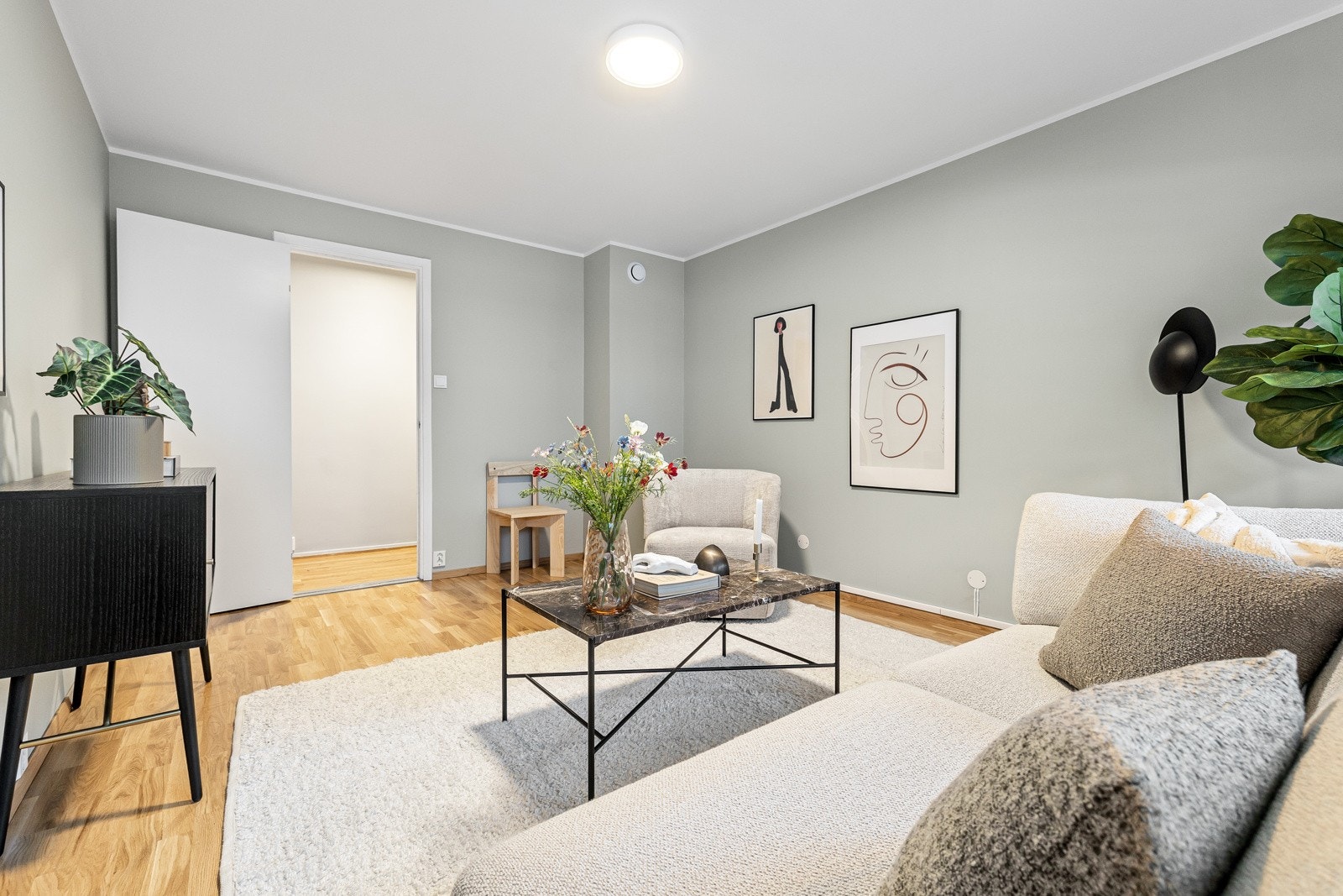 Rommet kan også brukses som et ekstra soverom ved behov. Galleribilde