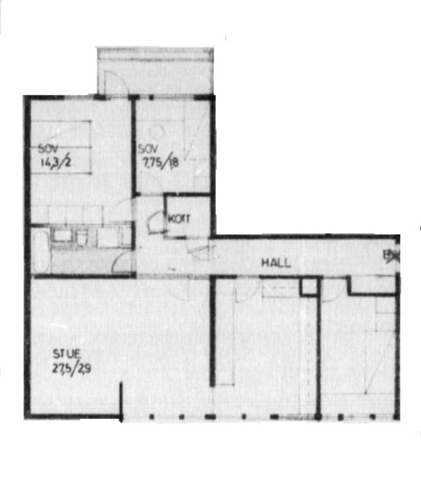 Byggemeldtetegninger. Galleribilde