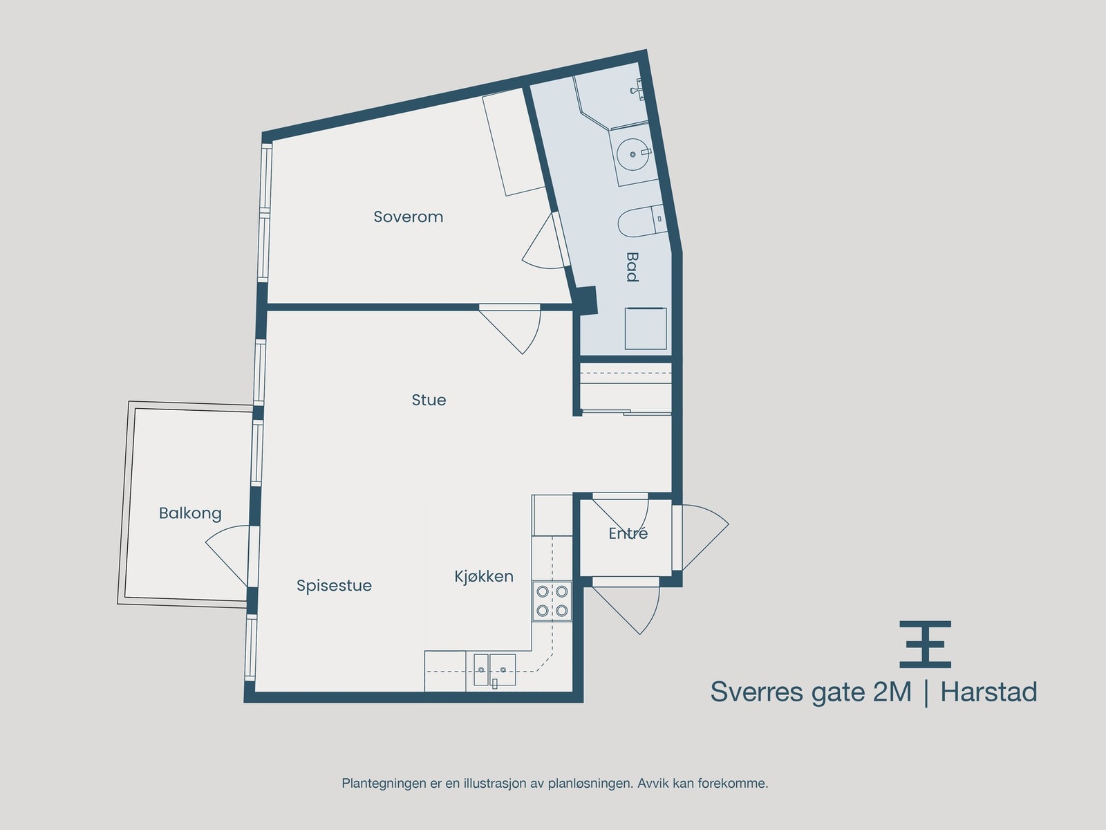 Plantegning Galleribilde