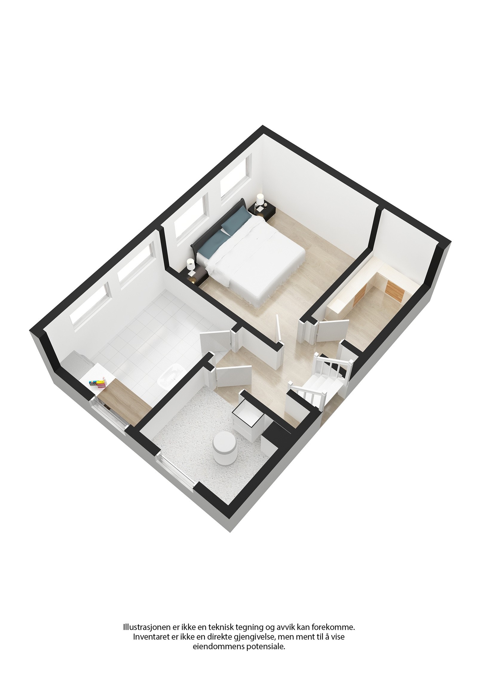 Plantegning kjeller Galleribilde