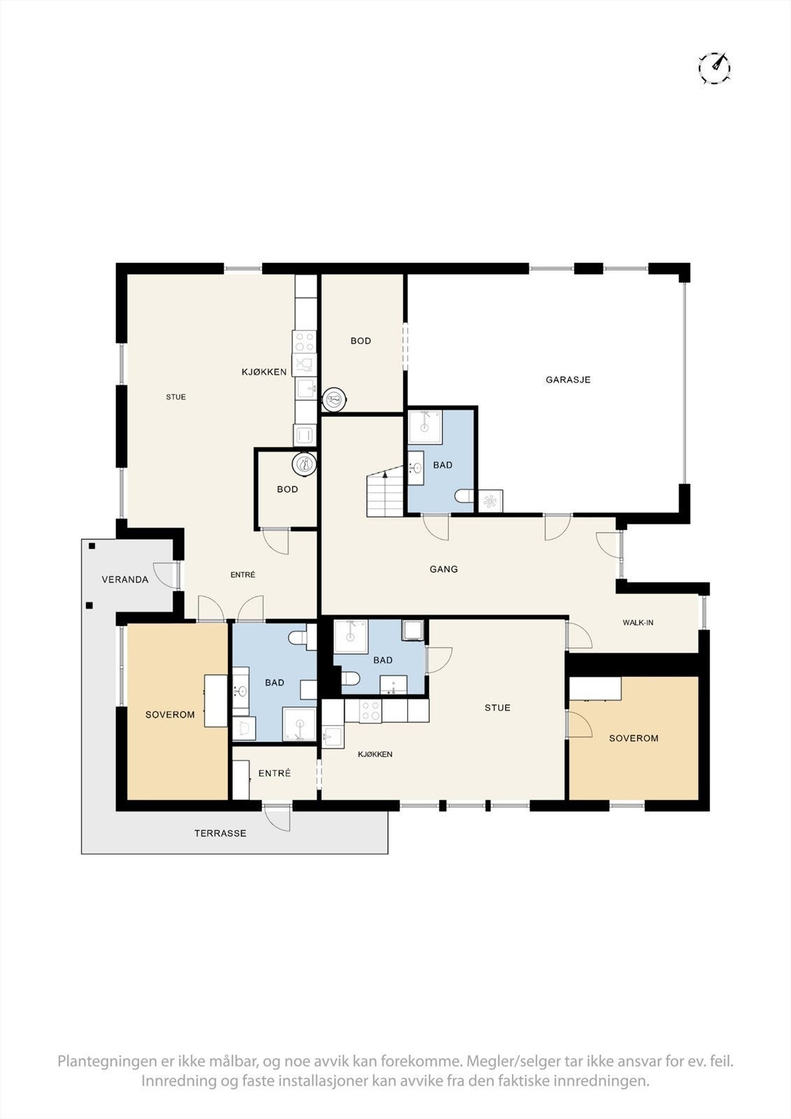 Plantegning. Galleribilde