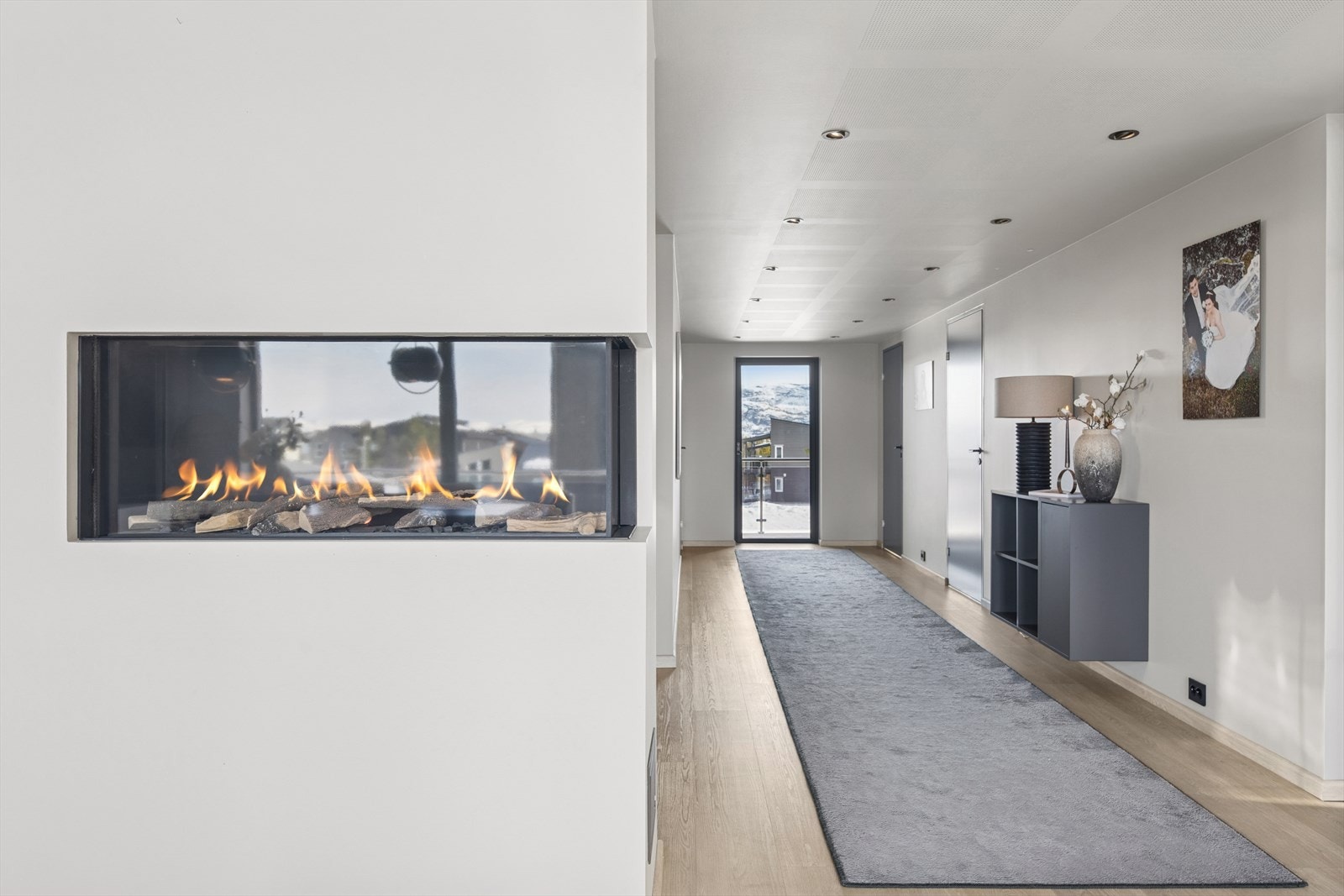 En stilig gasspeis gir god varme og lun steming på kalde dager. Galleribilde