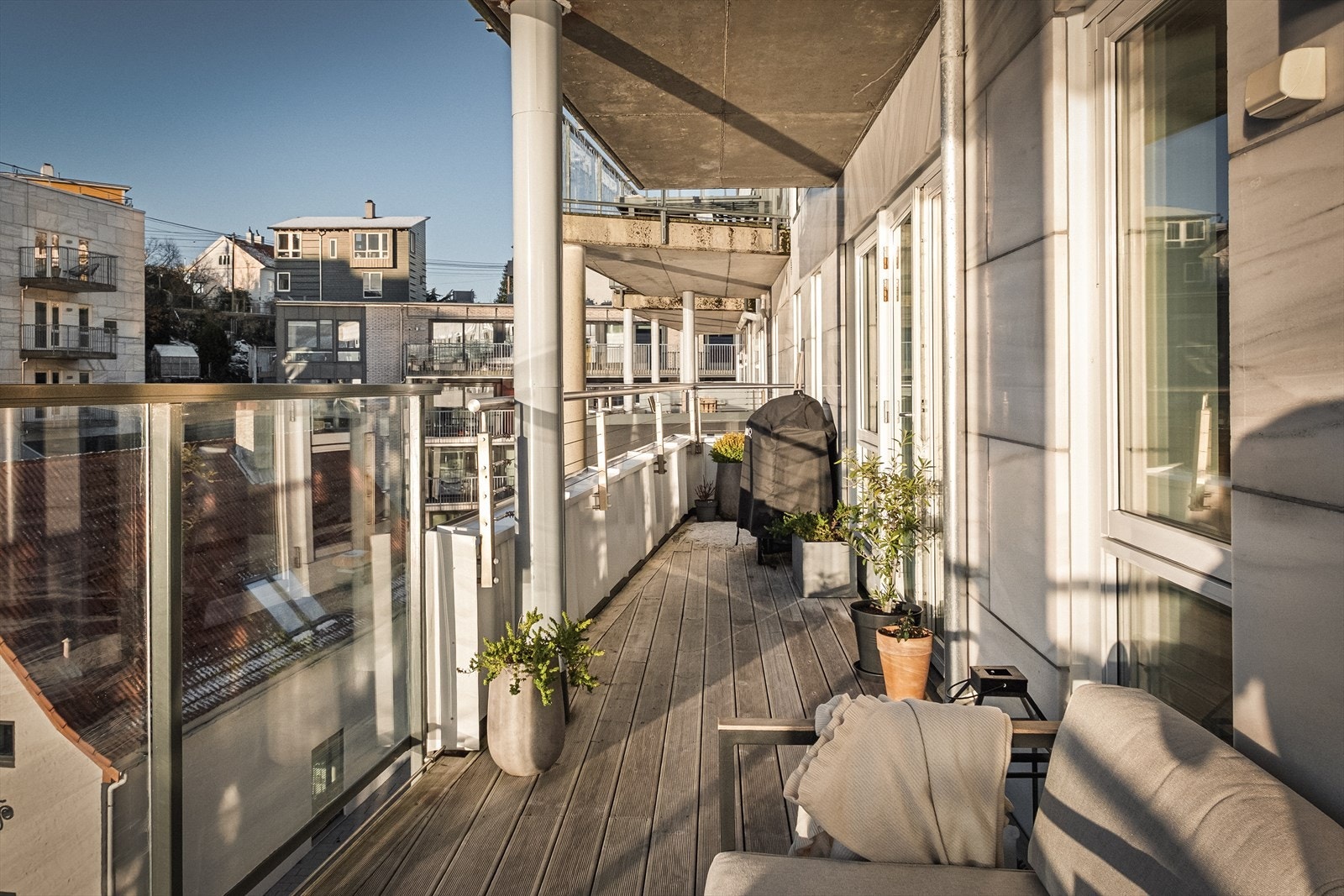 Gode sol- og utsiktsforhold. Galleribilde