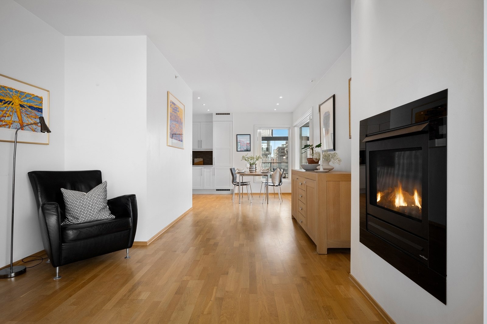 Gasspeisen sørger for ekstra varme på kjølige dager. Galleribilde