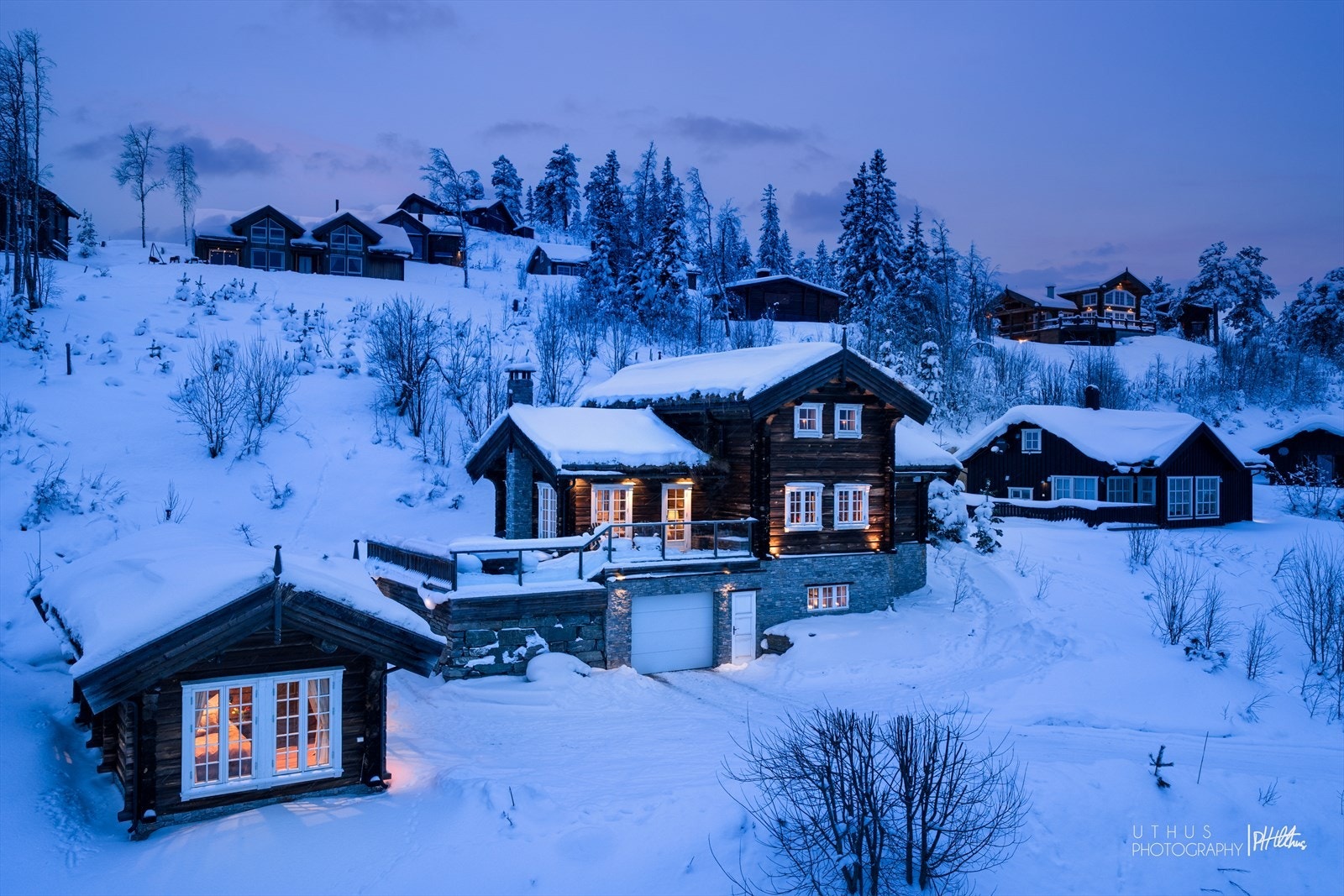 Annekset/uteboden byr på ekstra soveplasser rom for opphold Galleribilde