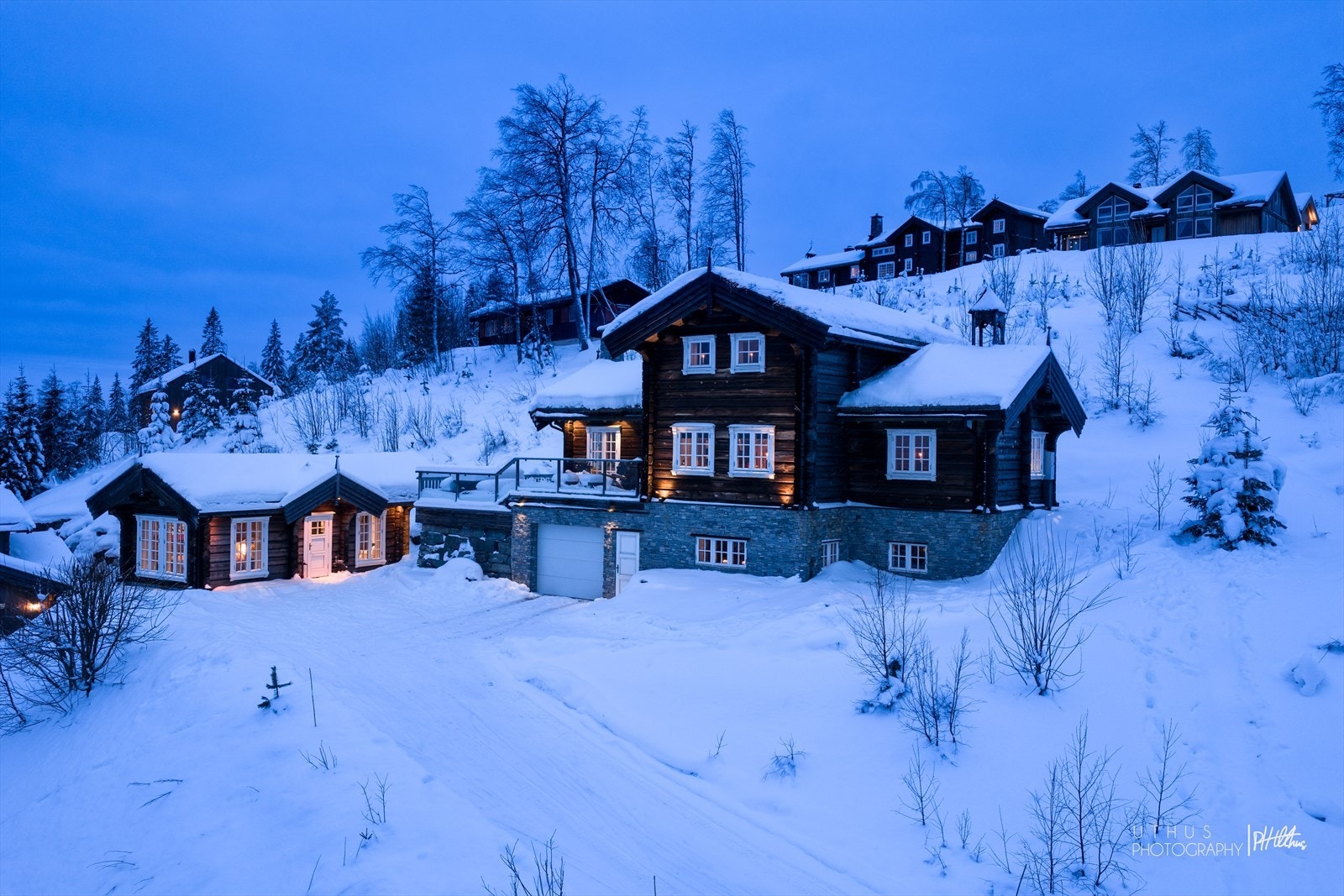 Eiendommen har adkomst via privat vei Galleribilde